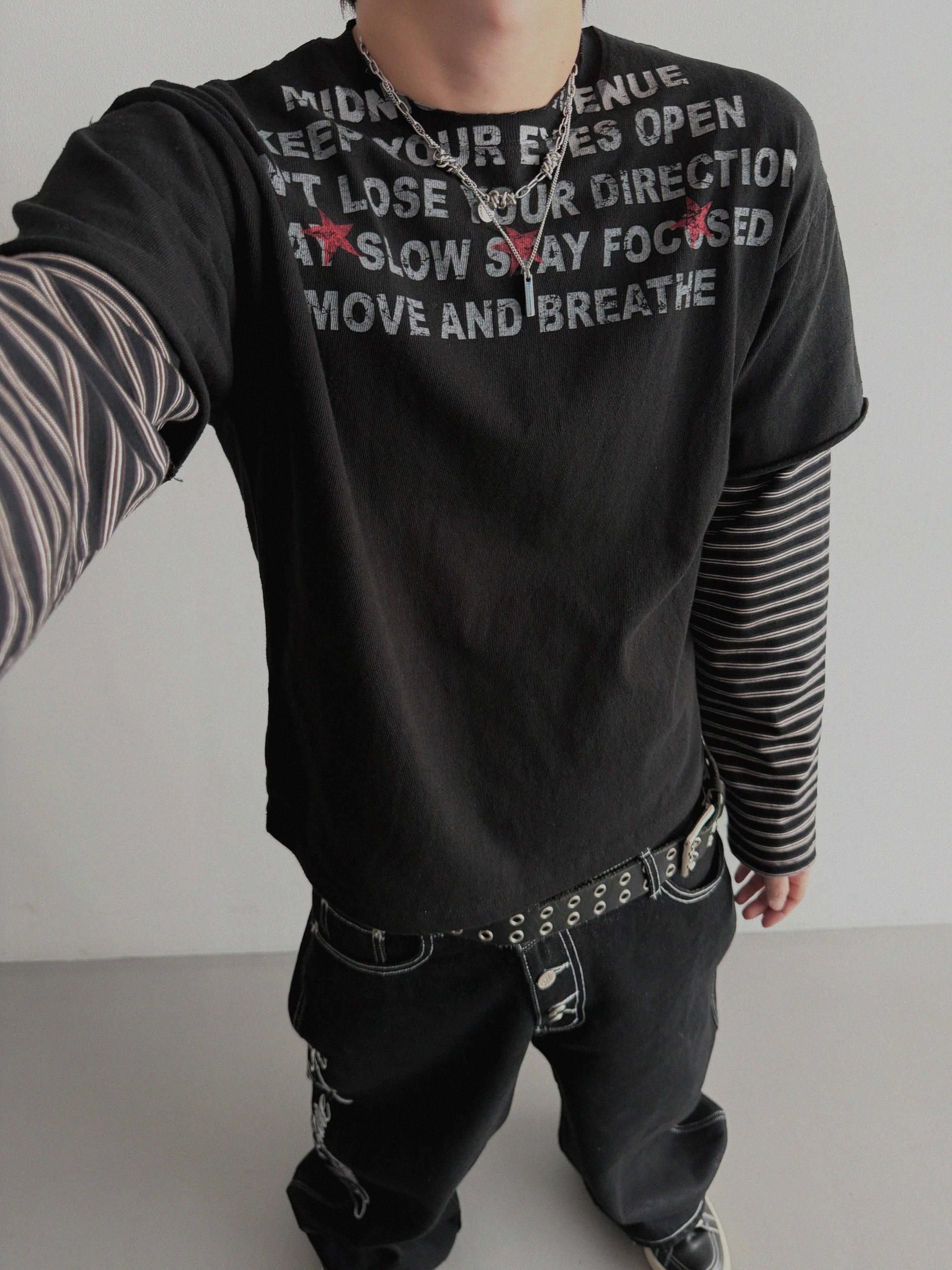 Avenue layered crop t
