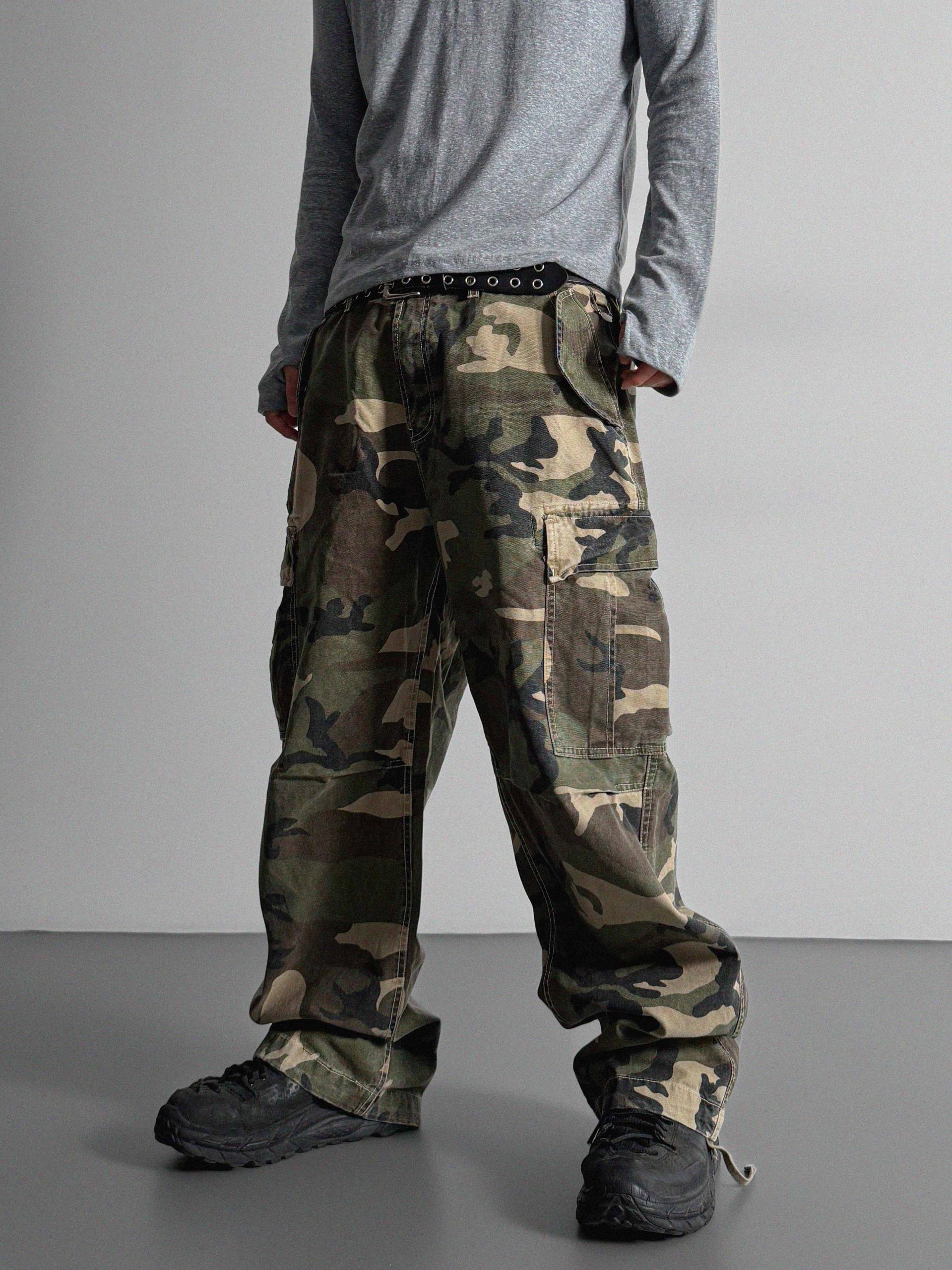 Works camo saging cargo pants