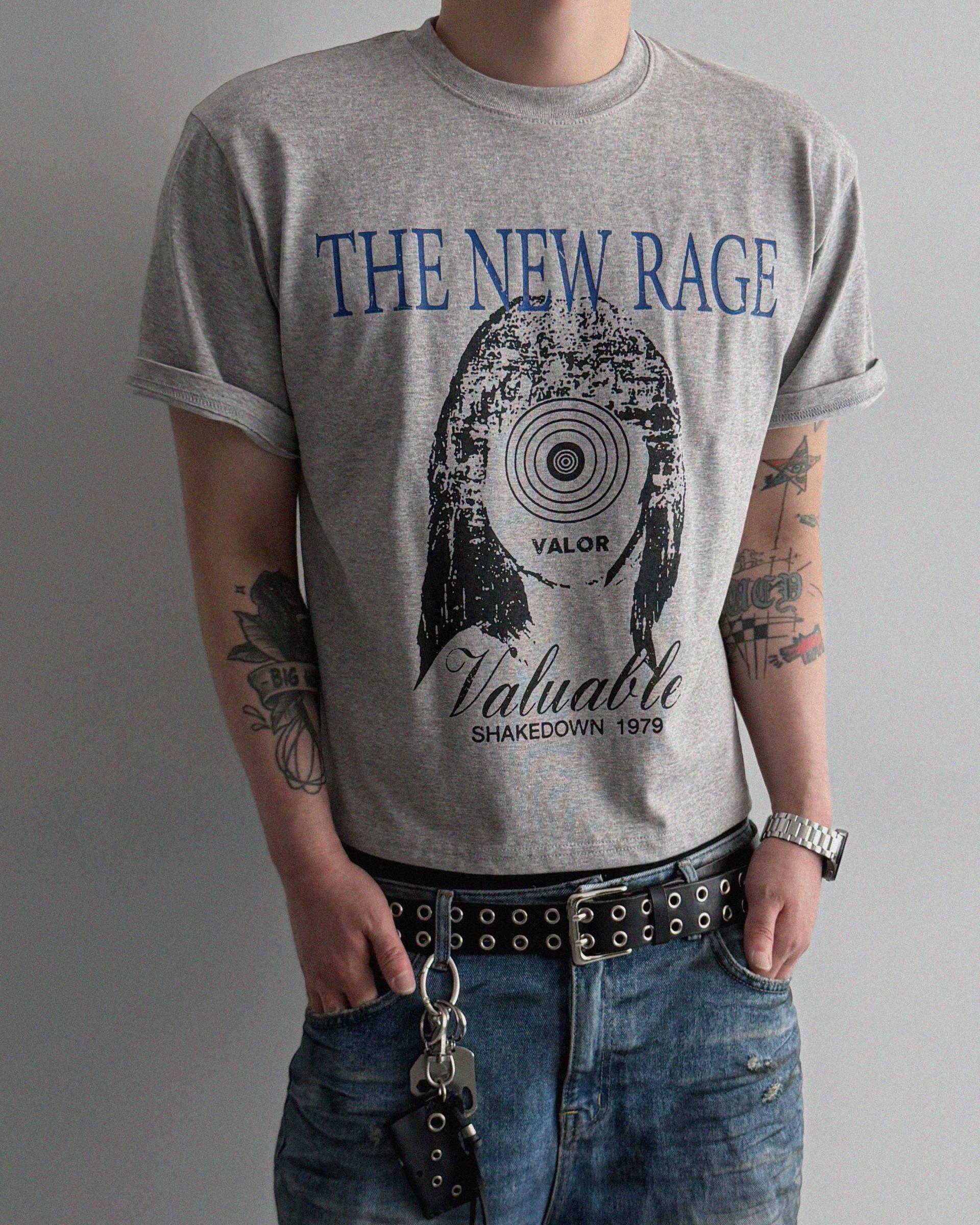 New rage crop half t