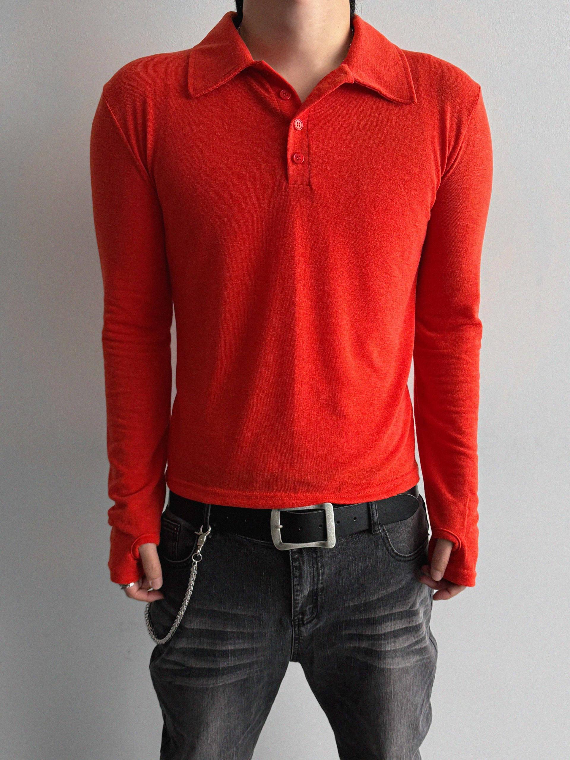 Blank slim warmer collar t