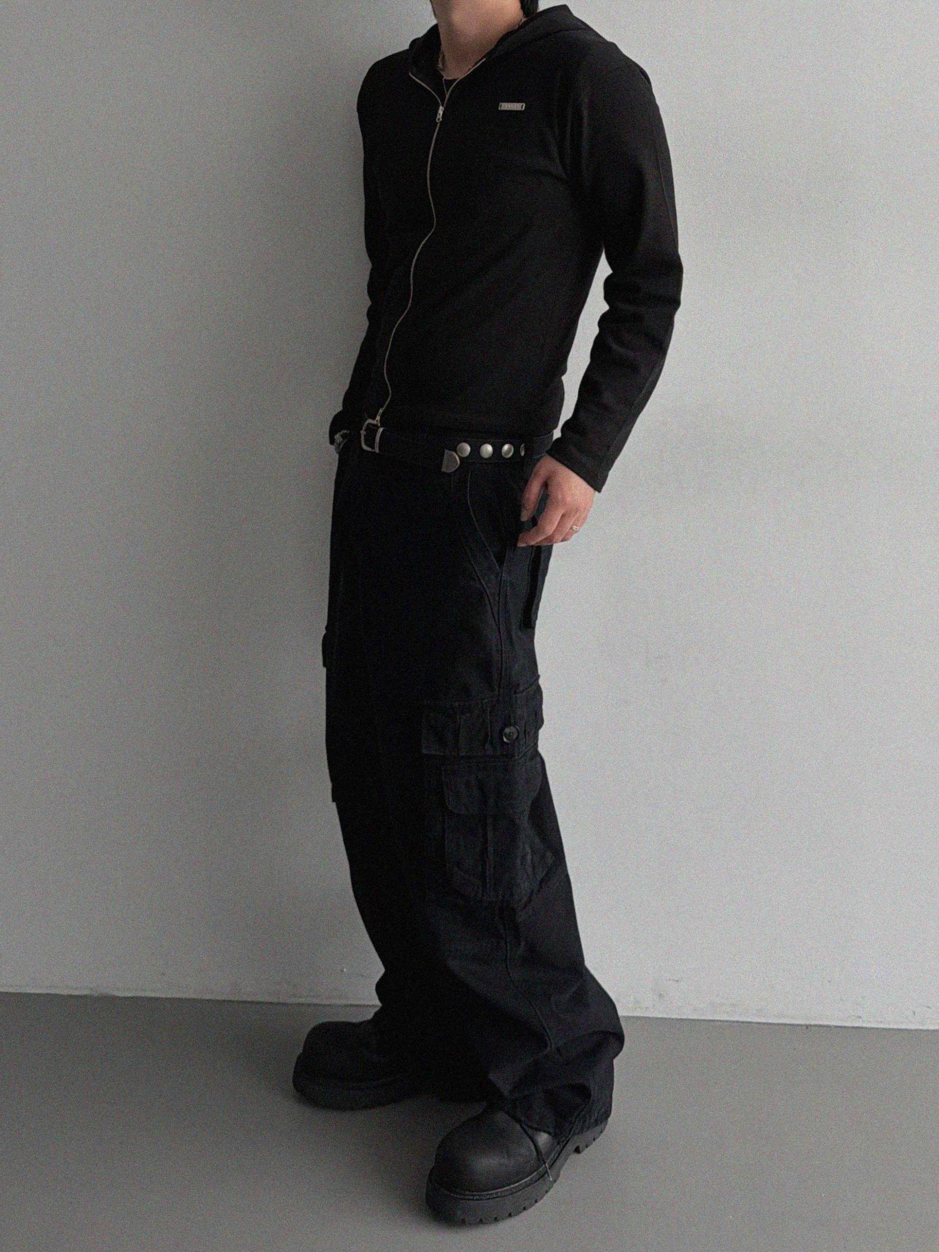 Aether pendant slim hood zip-up