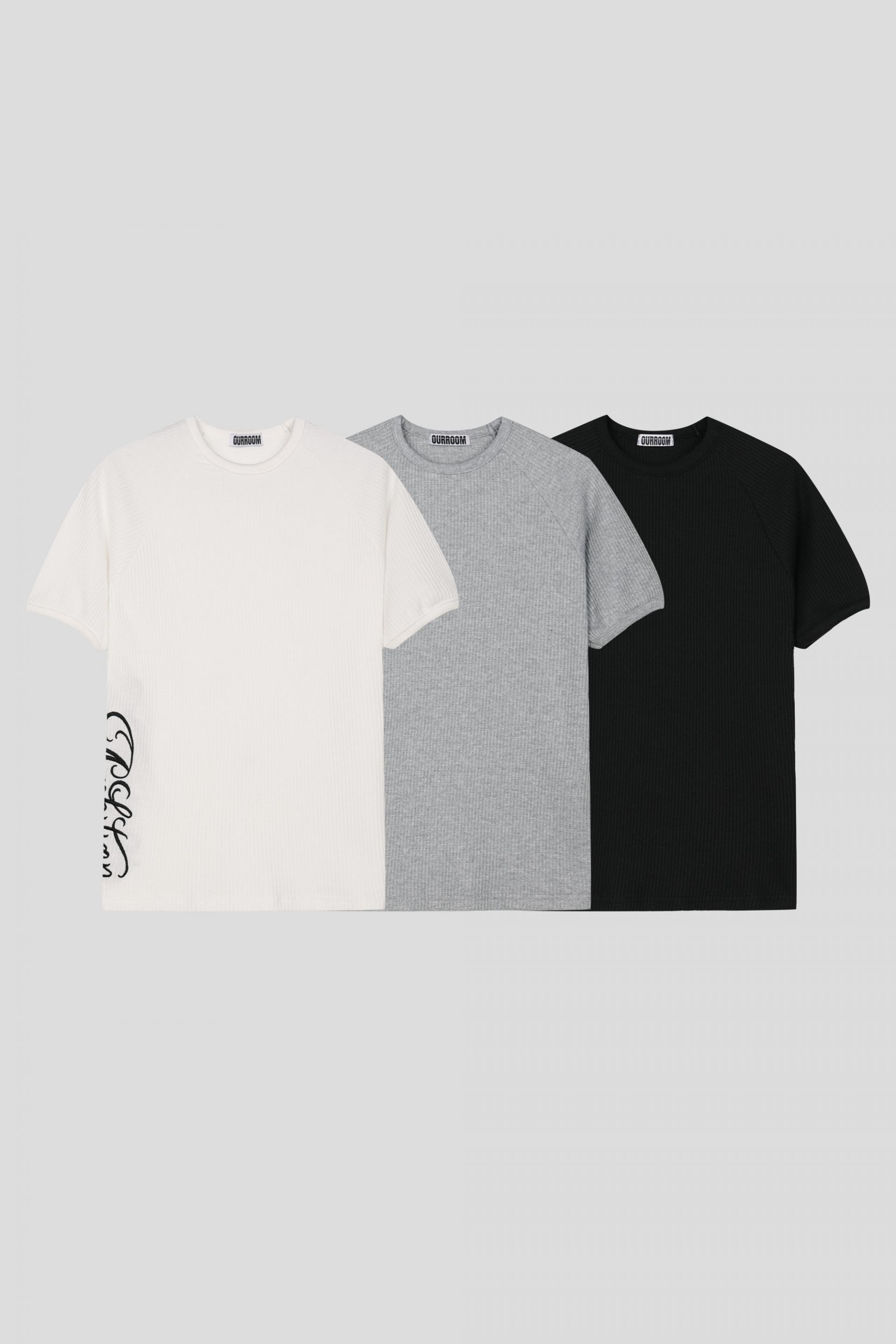Chicano waffle muscle half t