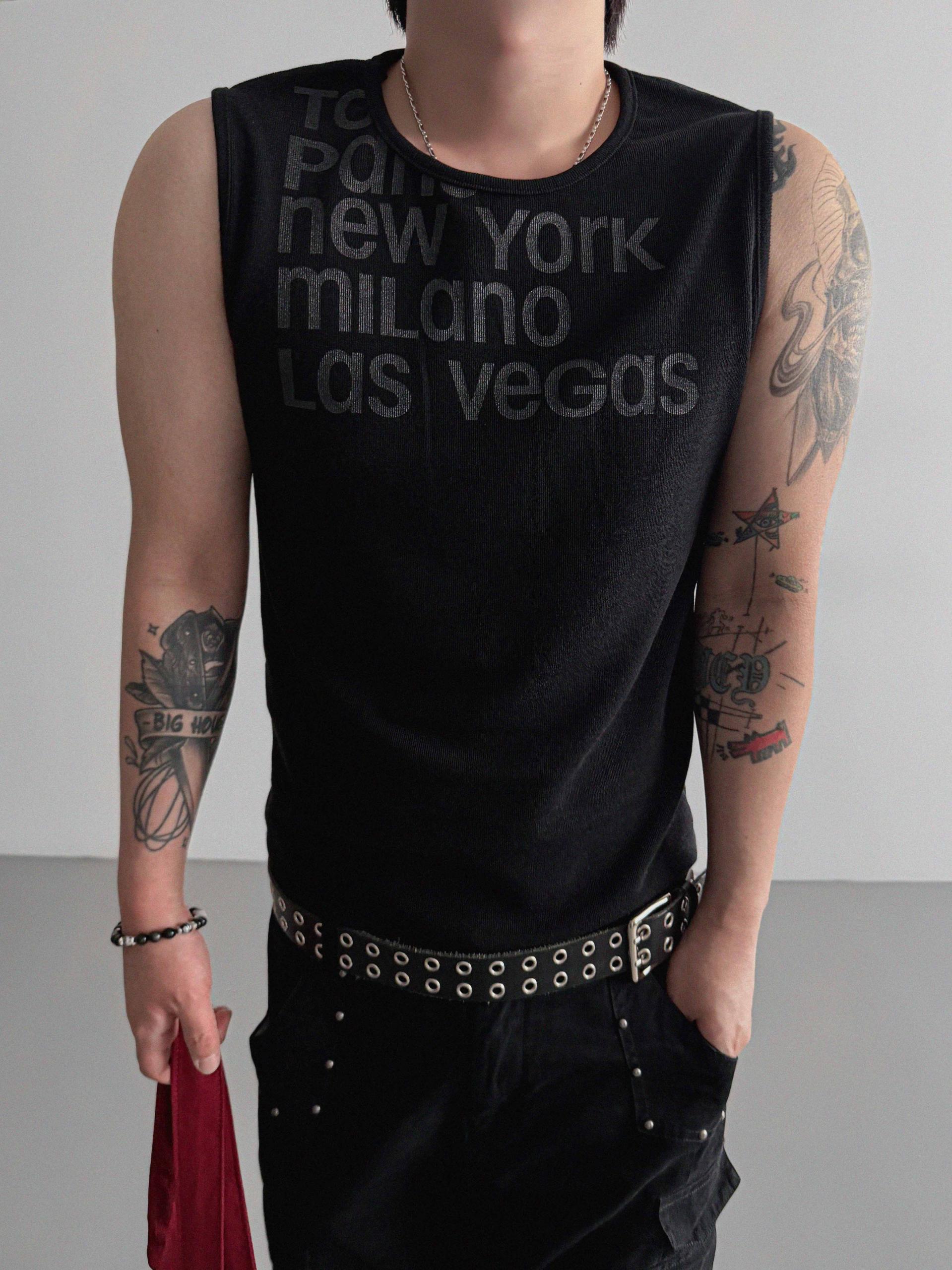 Milano crop sleeveless