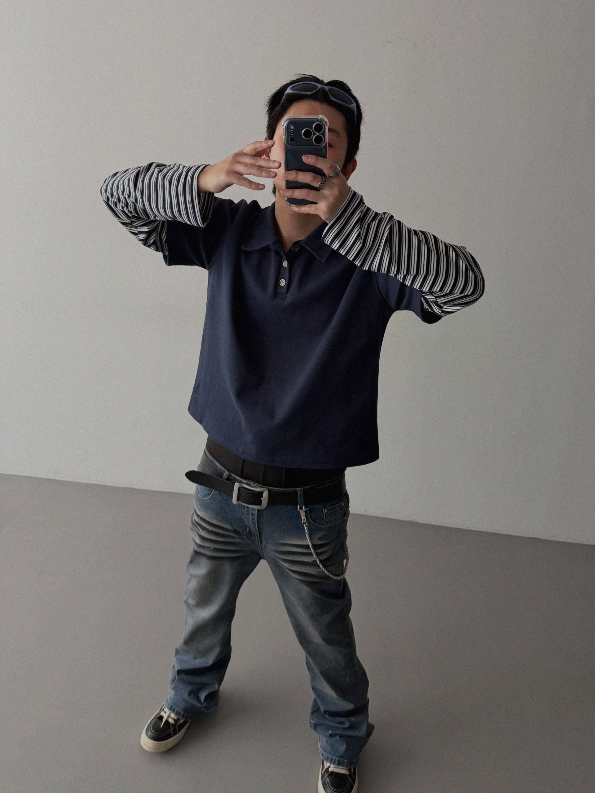 Shadow layered crop PK t