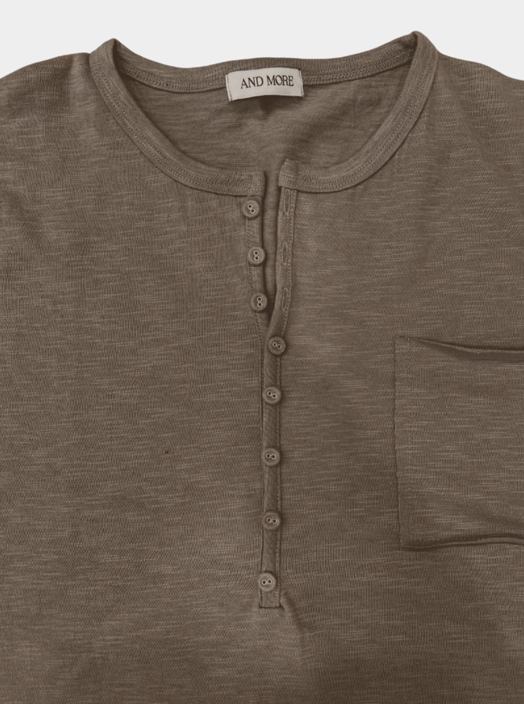 Burton slab henley neck half t