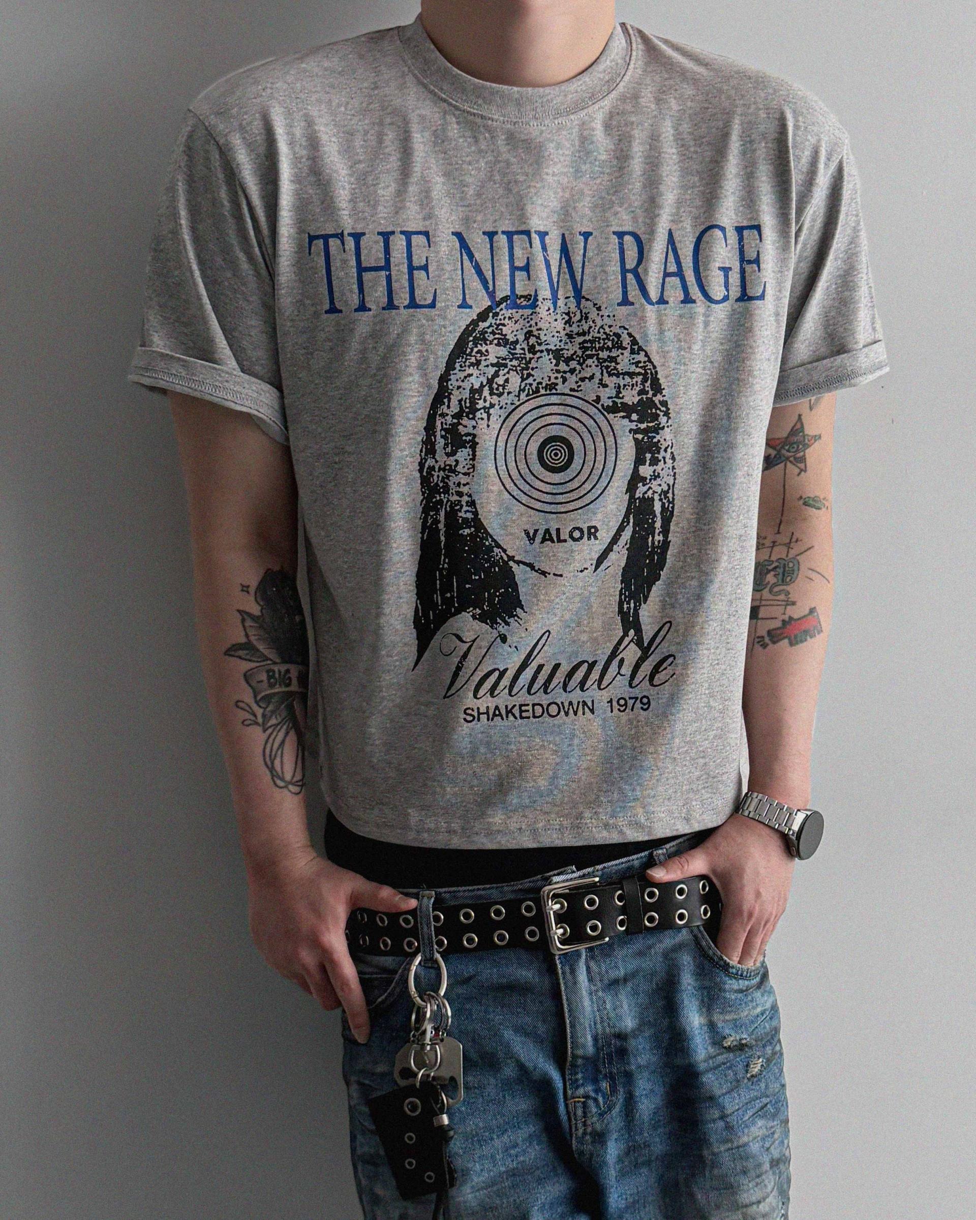 New rage crop half t