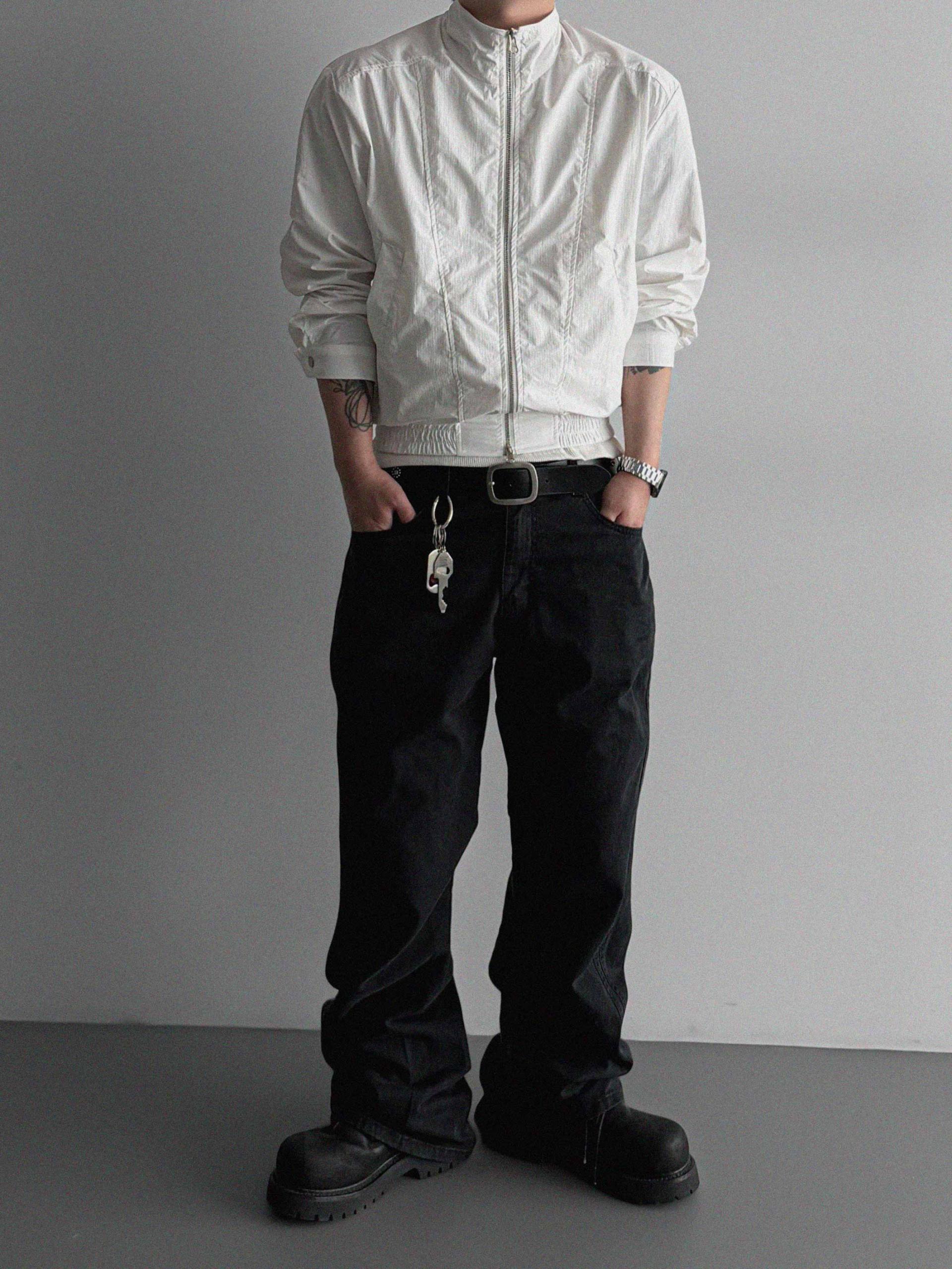 Summer nylon crop jacket