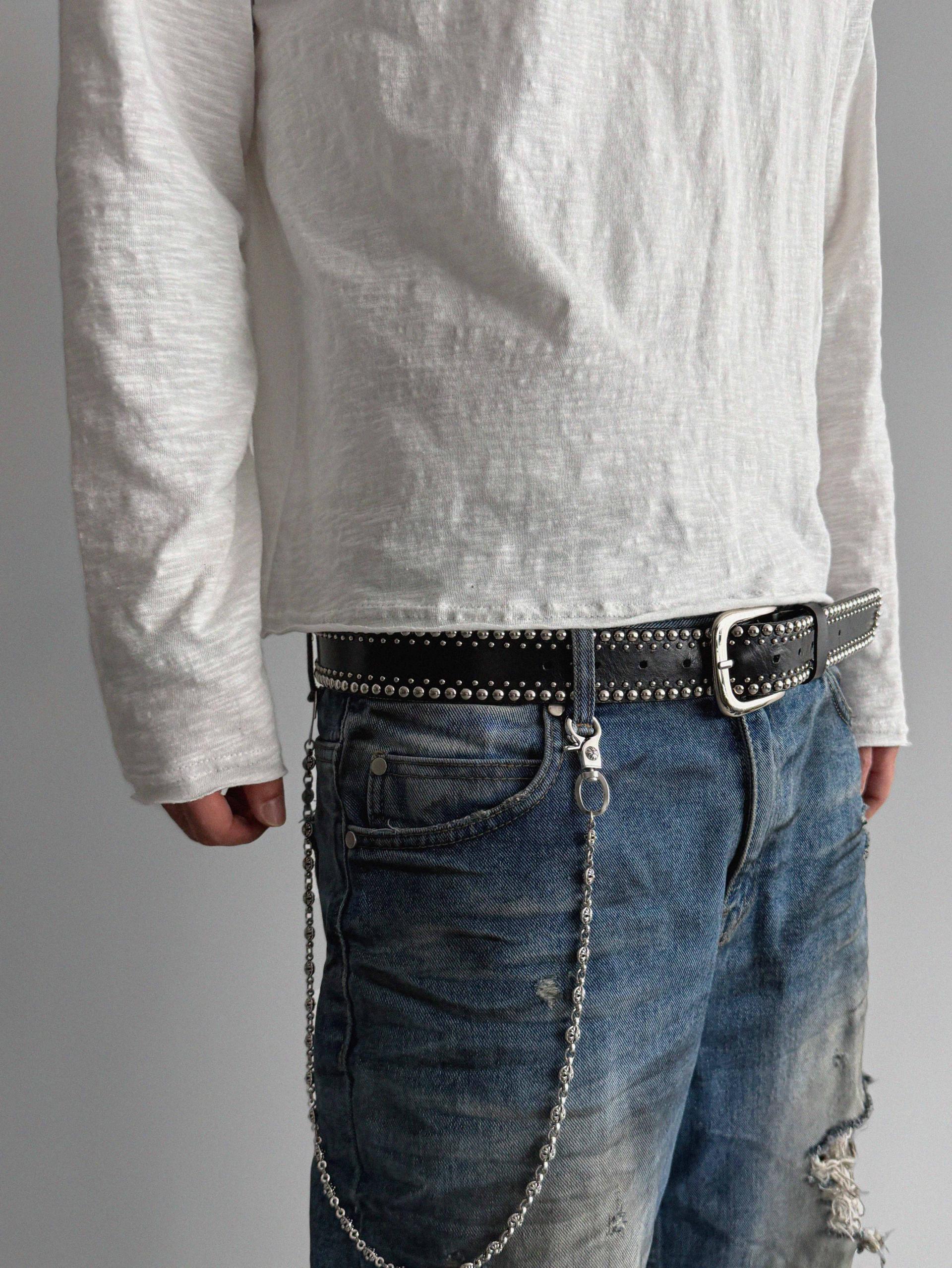 Slub cuting crop long sleeve t