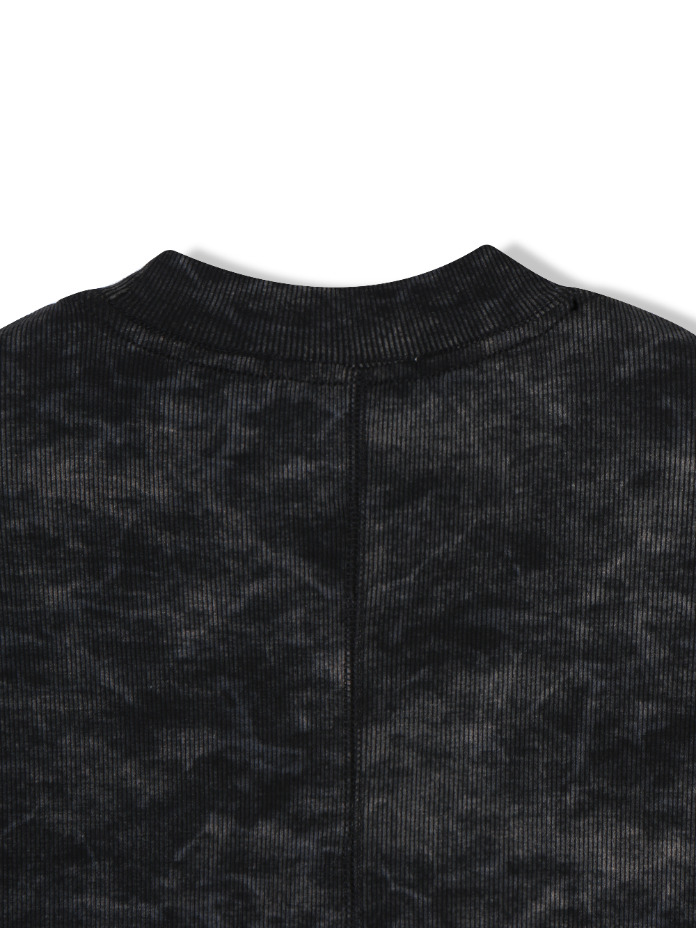Vintage rivet mock neck muscle half t