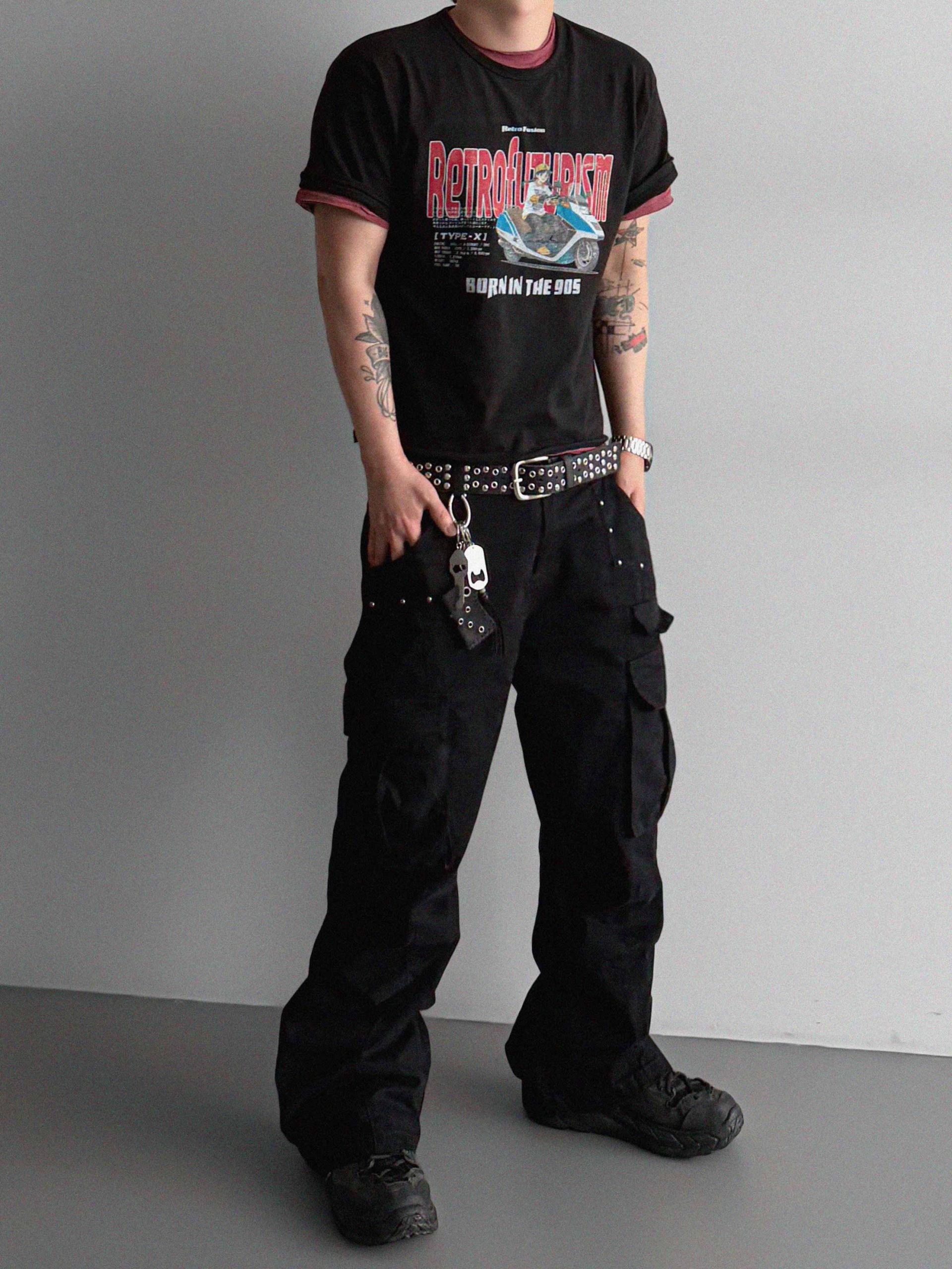 Fusion cutoff crop half t