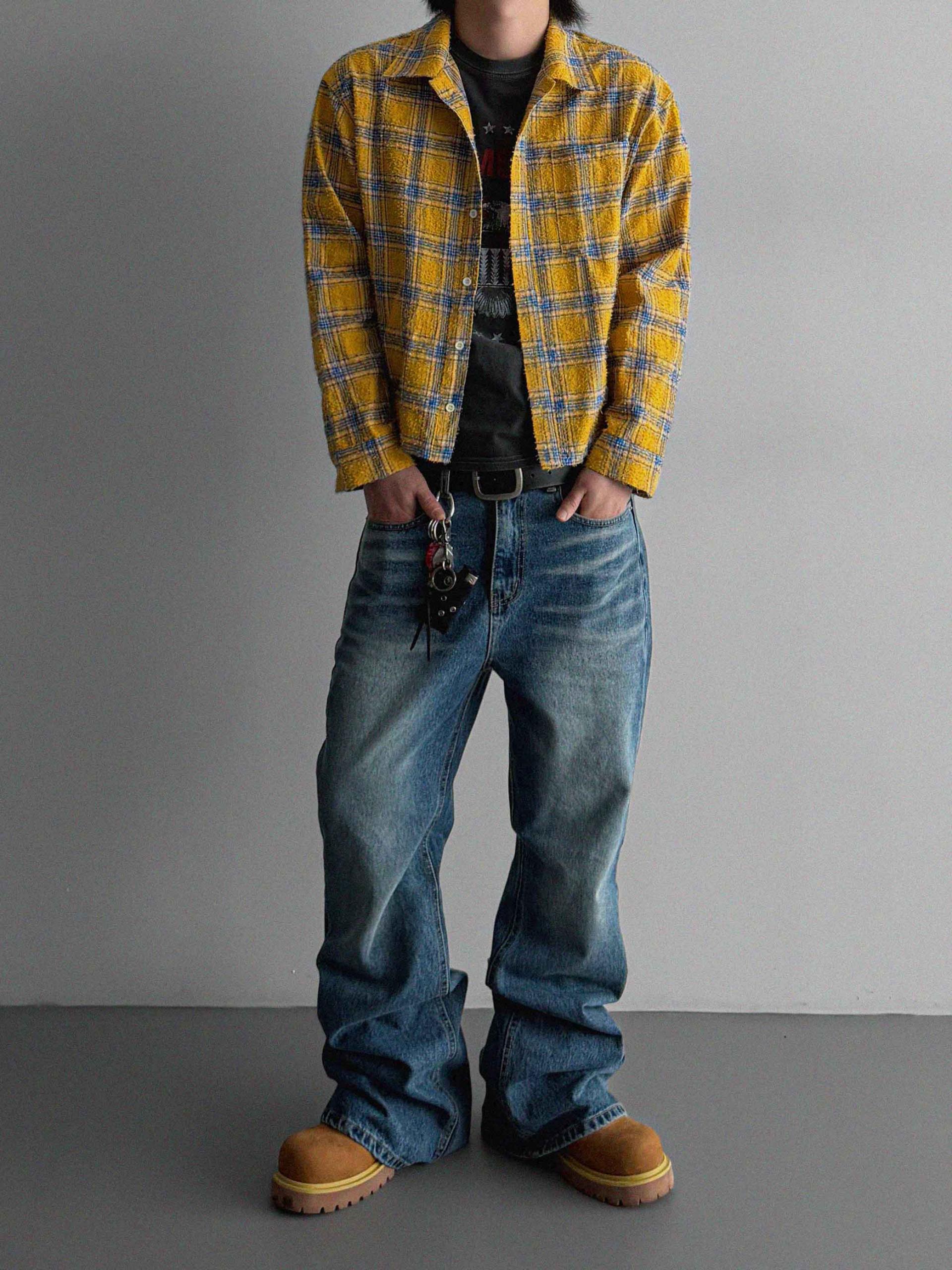 Nova crop check shirt