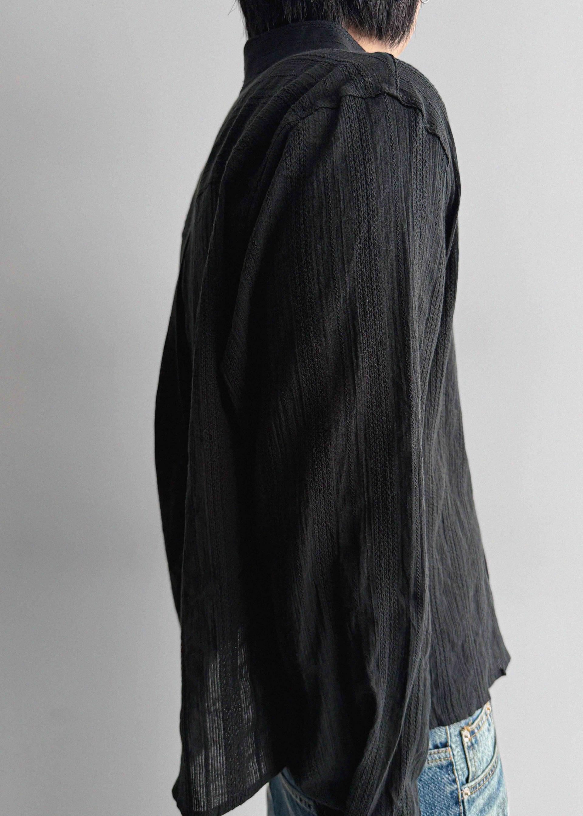 Dress crop shirt