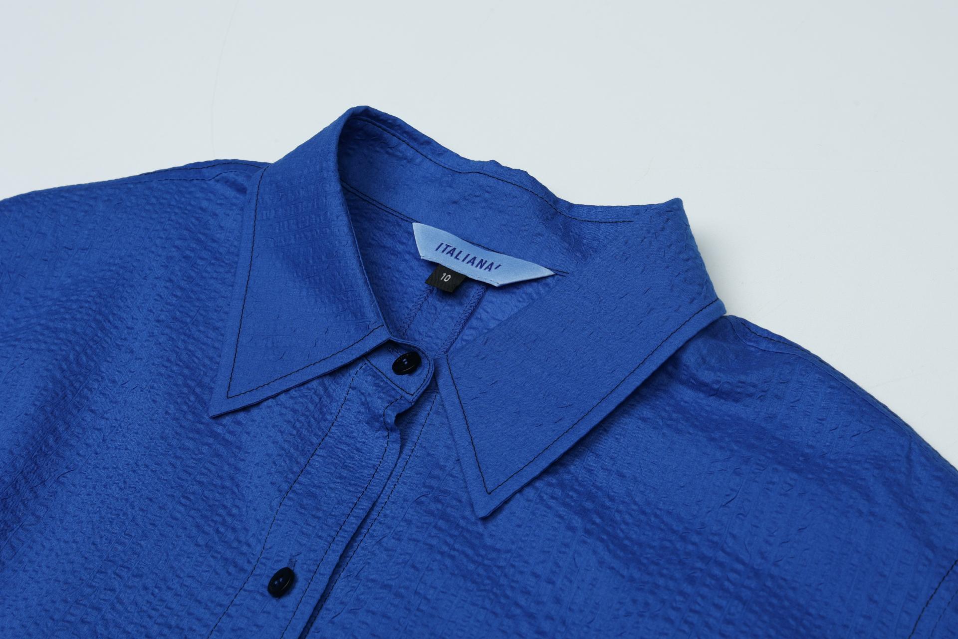 오버핏 헴 라인 셔츠 (B251B04SBU)