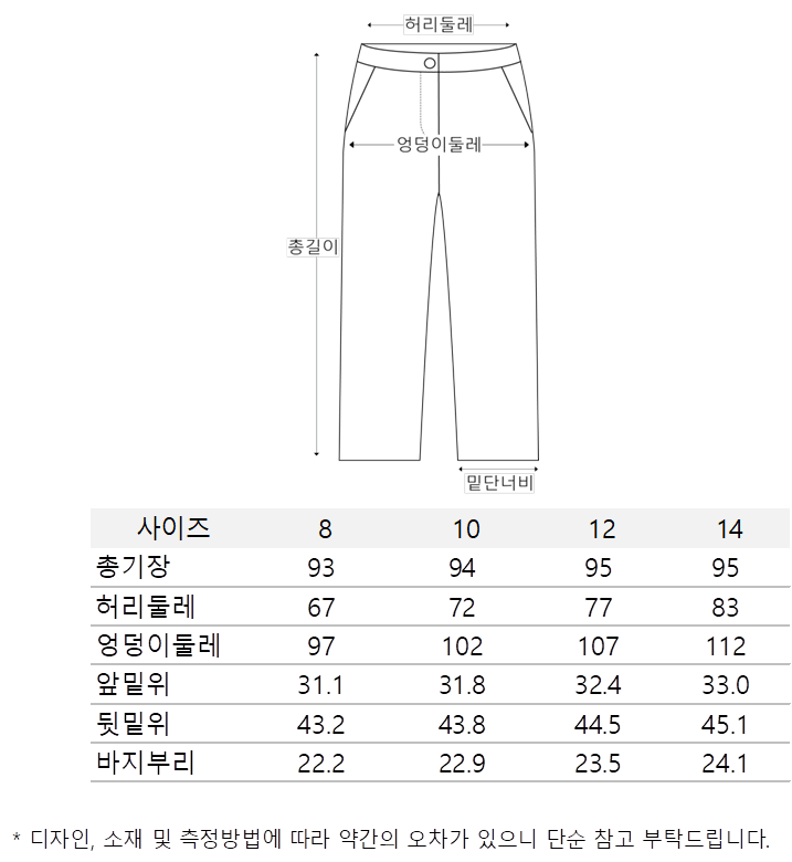 포인트 테잎 울 팬츠 (A263L09SBK)