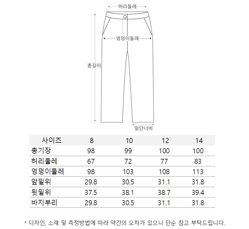 와이드 린넨 팬츠 (A261L23SLK)