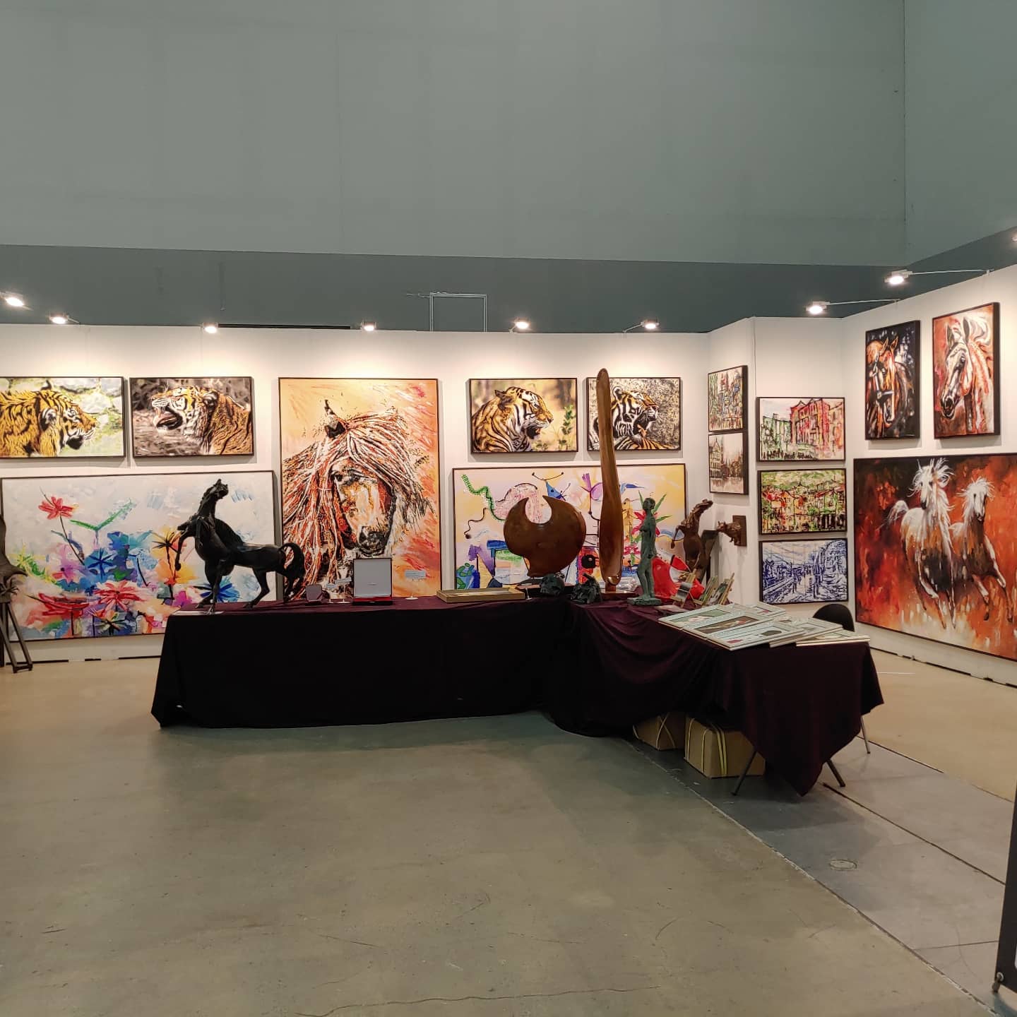 차홍규 작가의 전시장 모습