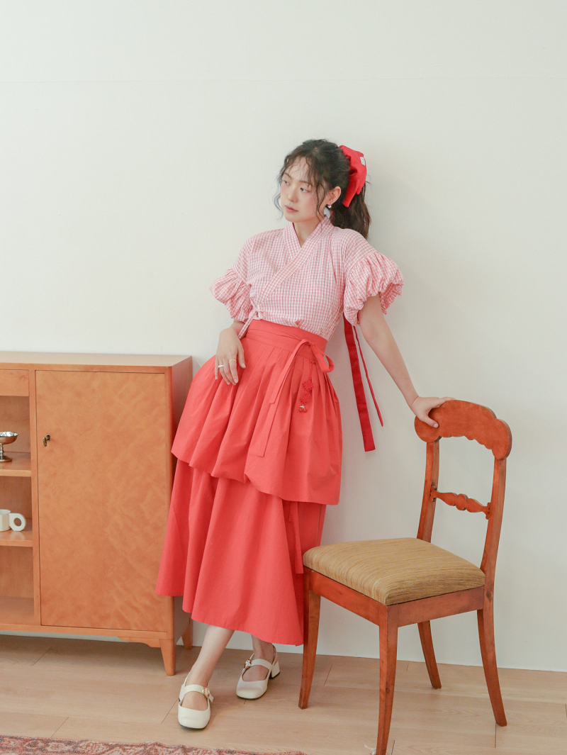Fruitst Cream Waist Chima (Long)