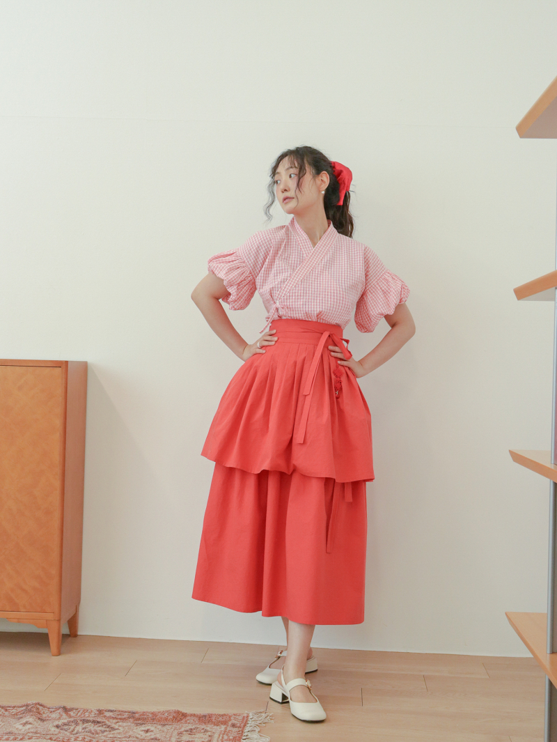 Fruitst Cream Waist Chima (Long)