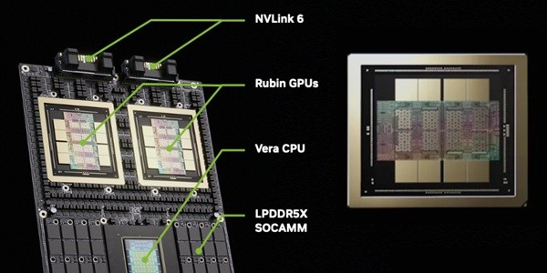 엔비디아 베라루빈 시스템과 루빈 GPU [출처=엔비디아]