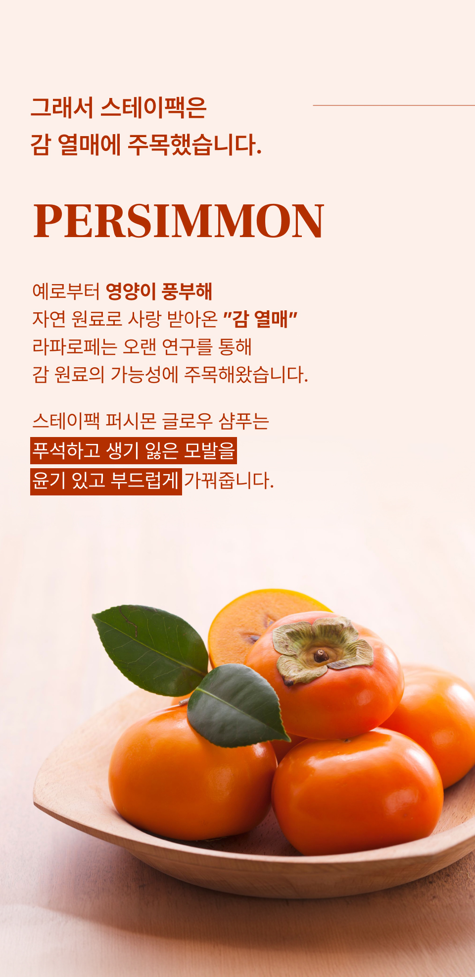 퍼시몬 글로우 샴푸