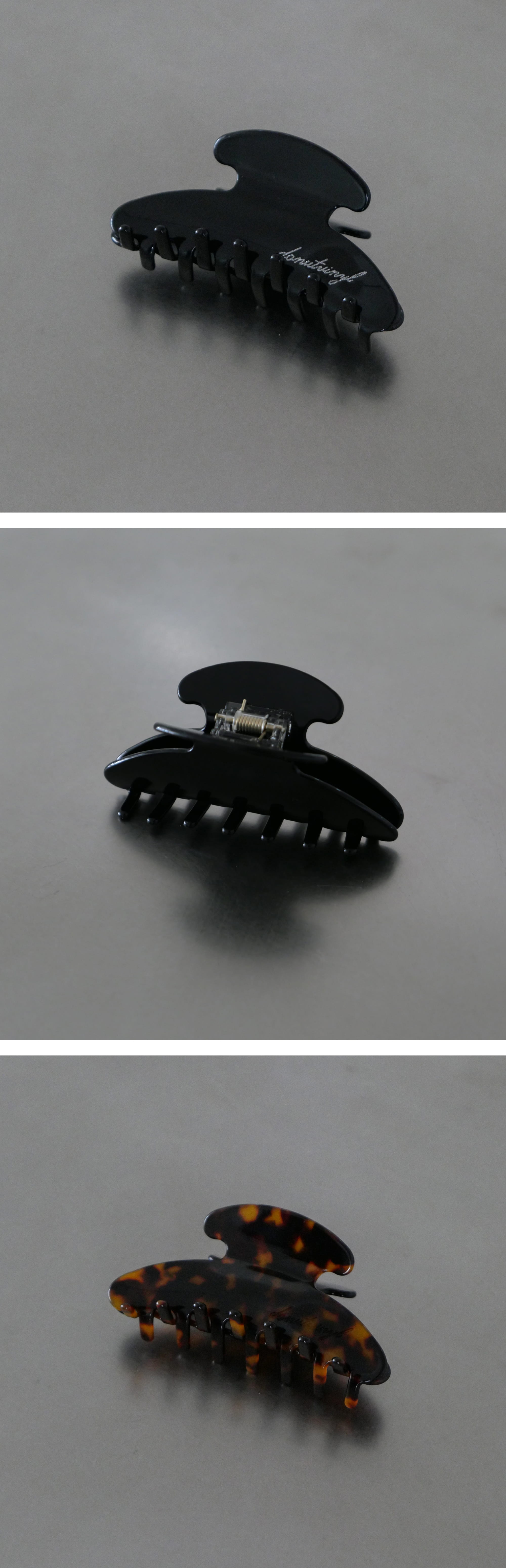 lettering hair clip (6colors)