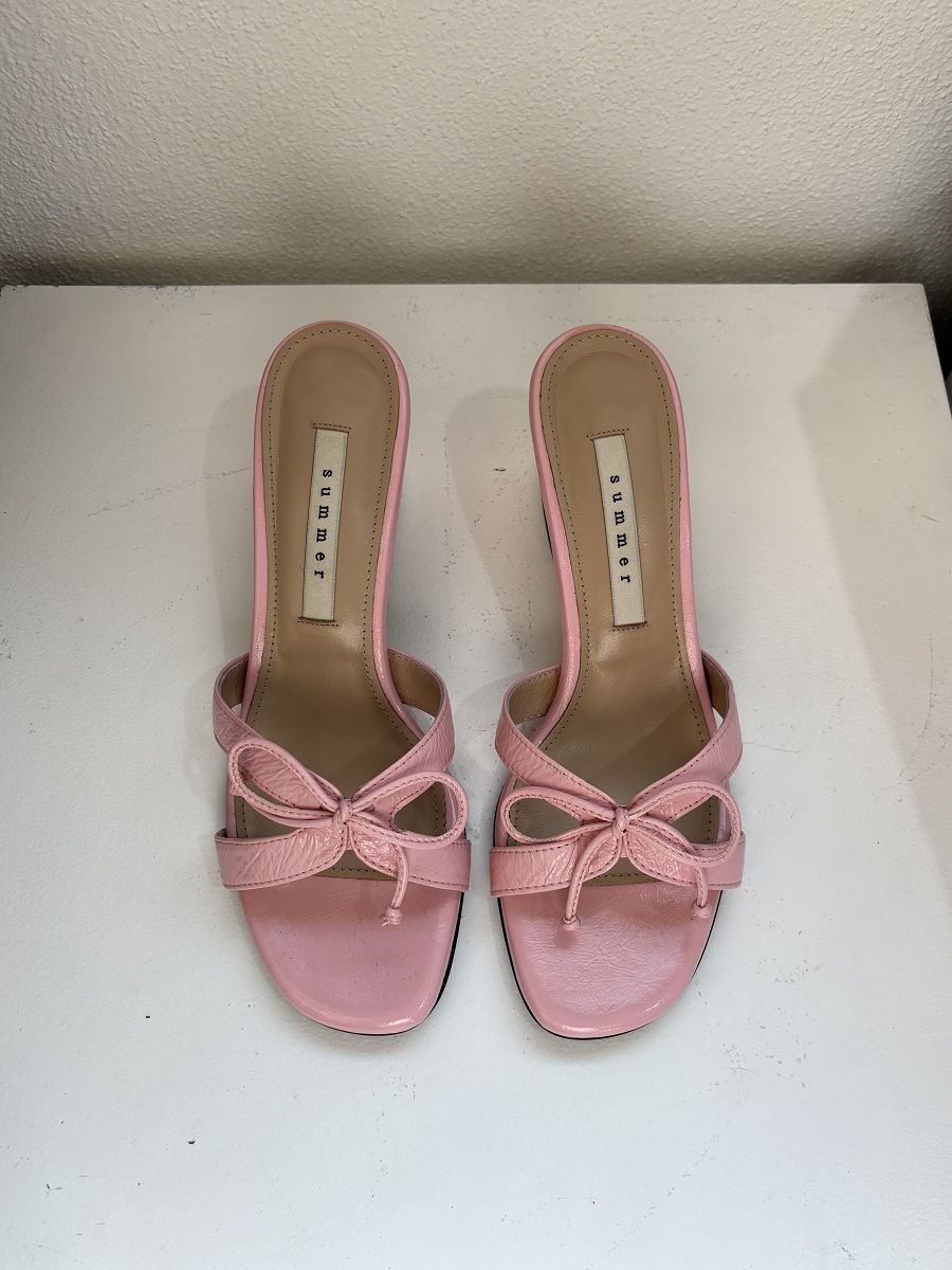 Candice Mule Sandal <S24018> 캔디스 뮬 샌들 5컬러 /2cm 블랙 240, 옐로우 240, 핑크 6cm 240