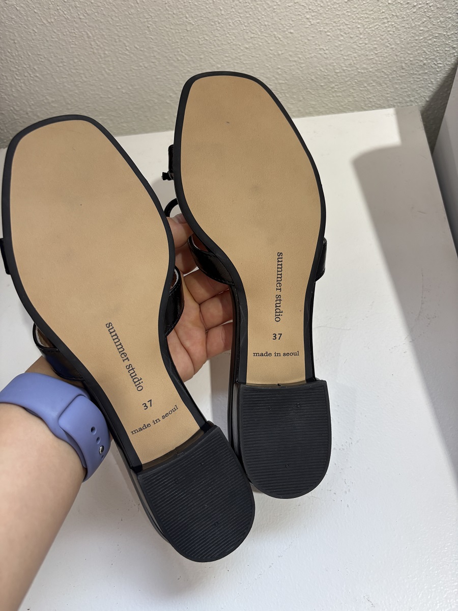 Candice Mule Sandal <S24018> 캔디스 뮬 샌들 5컬러 /2cm 블랙 240, 옐로우 240, 핑크 6cm 240