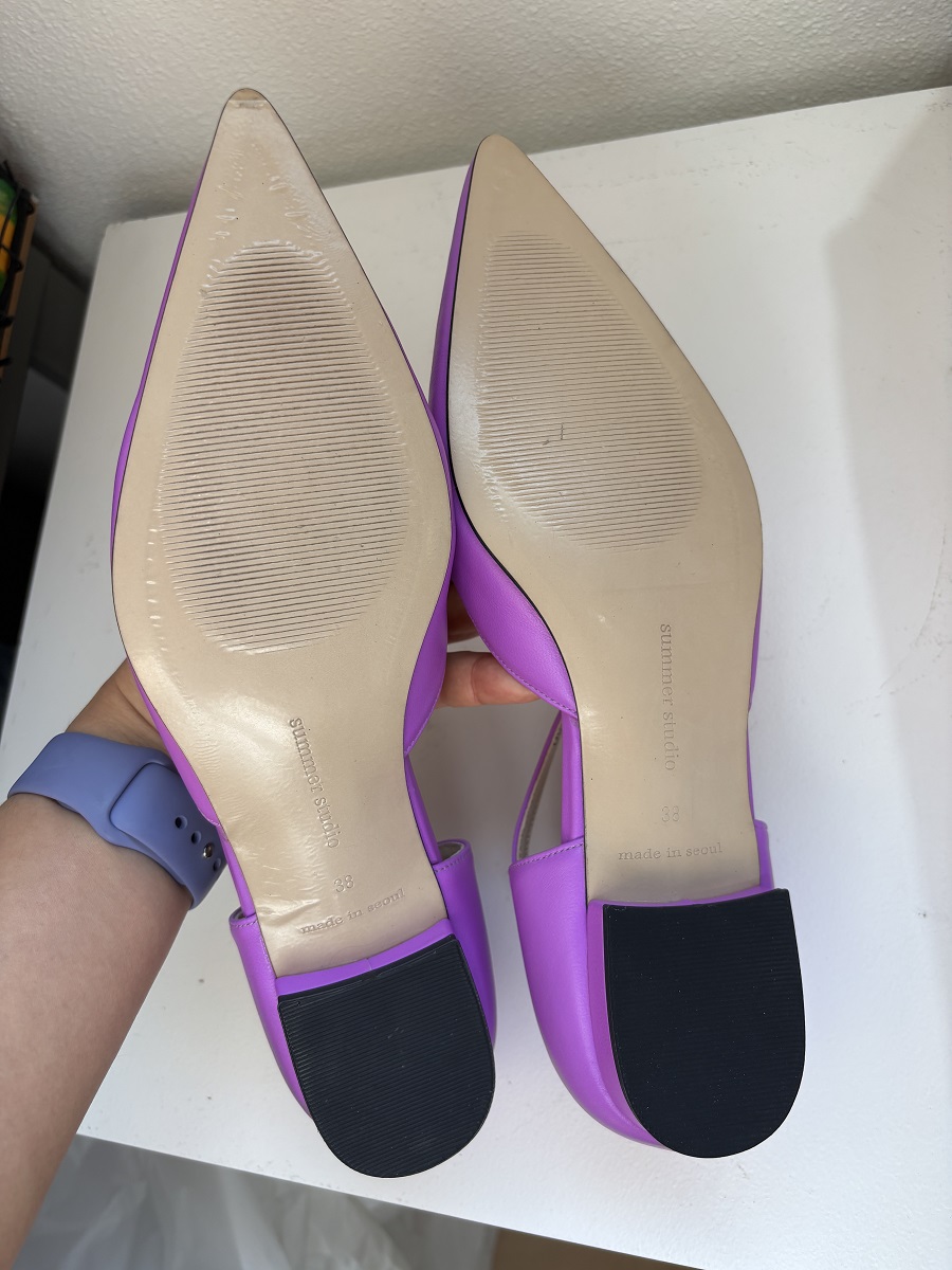 T-strap Flat < S22013 > 티스트랩 플랫 슈즈 4컬러 1. 5cm - 바이올렛 250