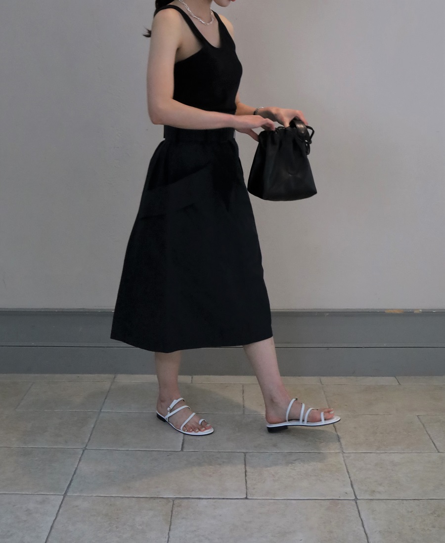 Thin strap slide <S22026> 씬 스트랩 슬라이드 4컬러 1cm - 라임 240