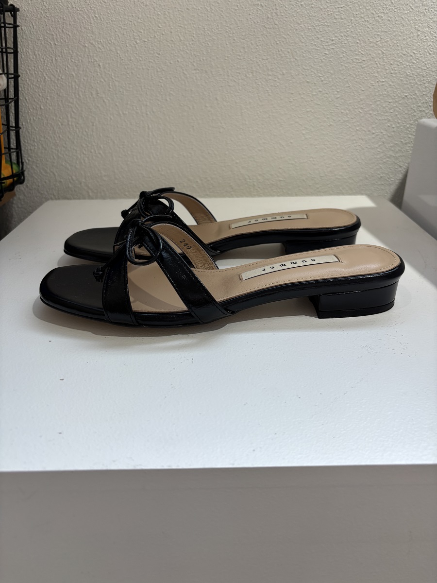Candice Mule Sandal <S24018> 캔디스 뮬 샌들 5컬러 /2cm 블랙 240, 옐로우 240, 핑크 6cm 240