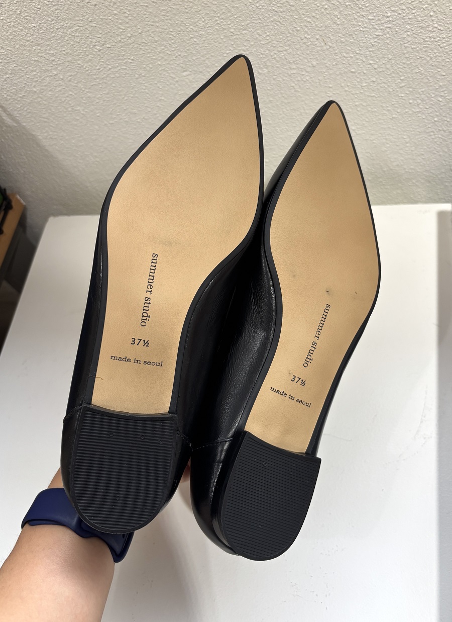 Pepper Flat shoes < S22031 > 페퍼 플랫 / 펌프스 5컬러 1.5cm- 블랙 245