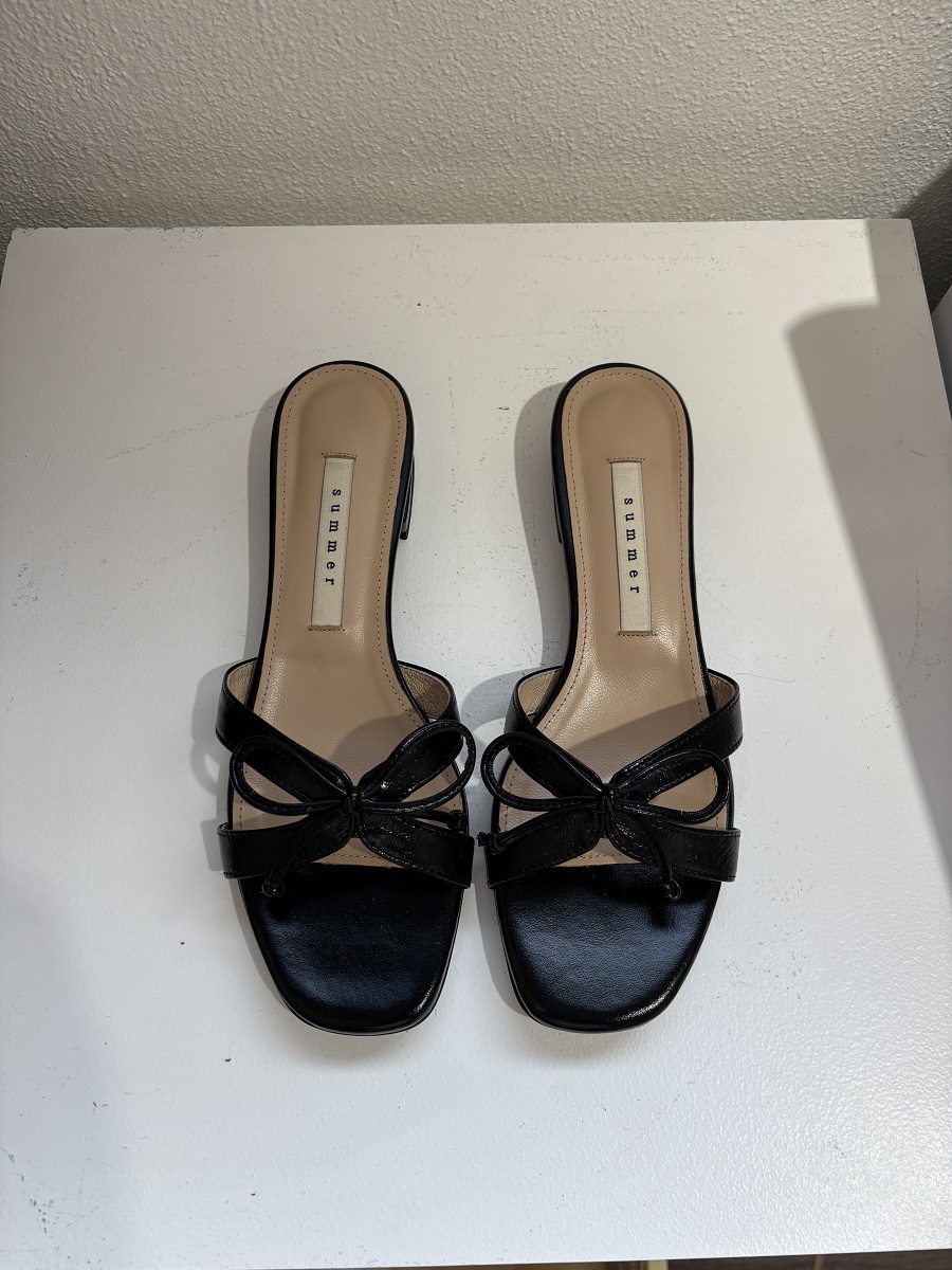 Candice Mule Sandal <S24018> 캔디스 뮬 샌들 5컬러 /2cm 블랙 240, 옐로우 240, 핑크 6cm 240
