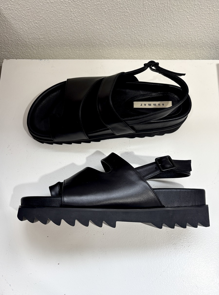 Olive Cushion Mold Sandal <S25008> 올리브 쿠션 몰드 샌들 2컬러 4.5 cm -블랙 240