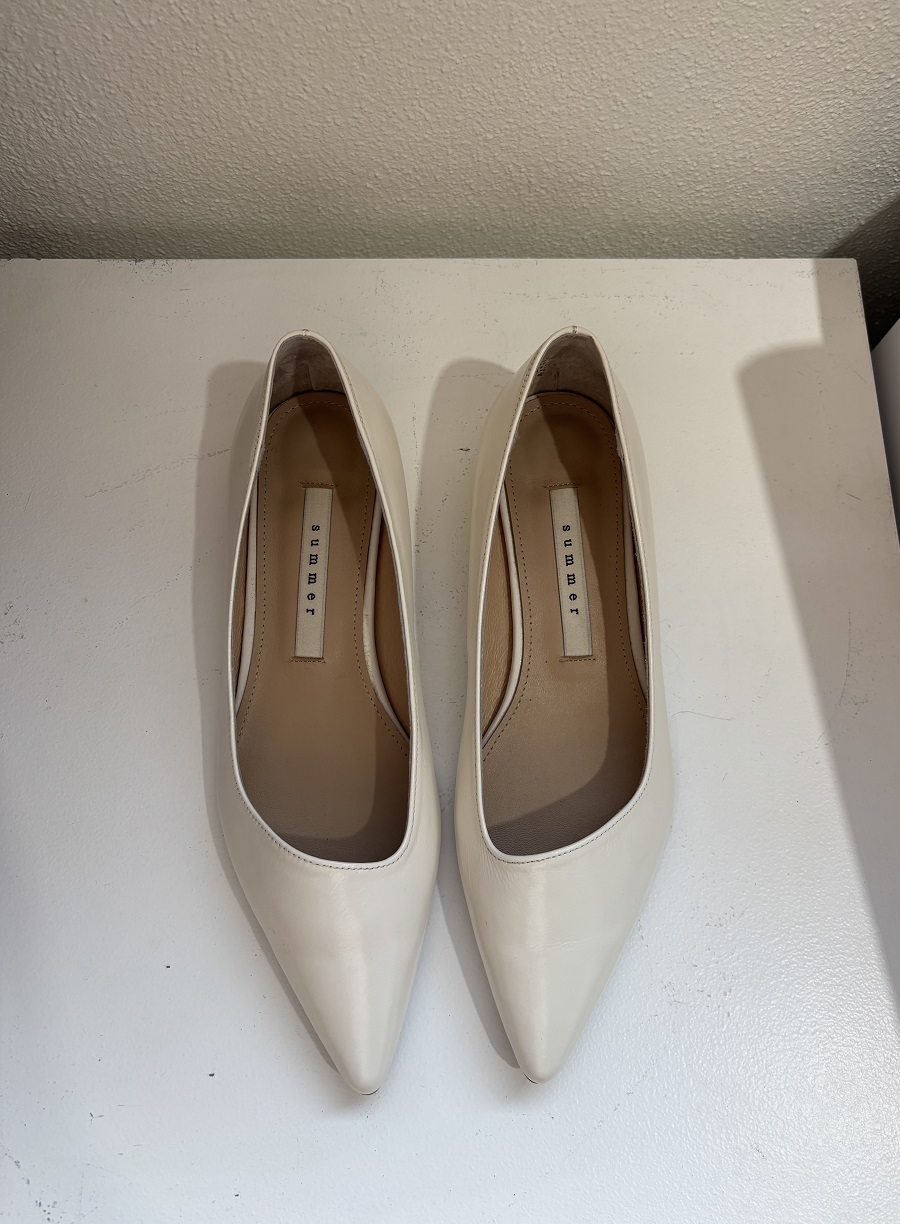22 Flat - Simple < S22010 > 22 플랫 3컬러 - 심플 1.5cm - 블랙 235, 아이보리 240