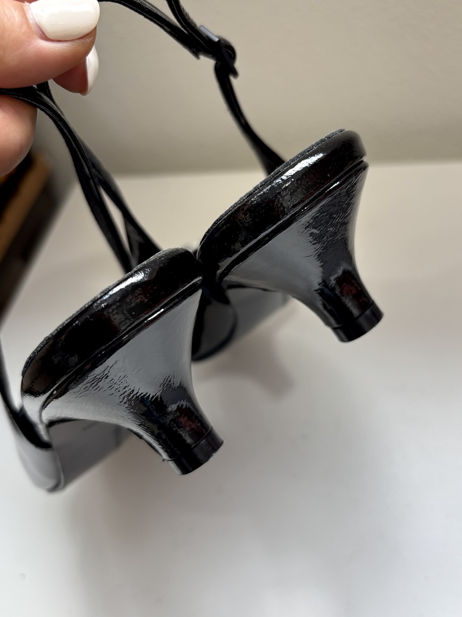 Twinkle Slingback shoes < S25014 > 트윙클 슬링백 슈즈 4컬러 /4cm 블랙 240
