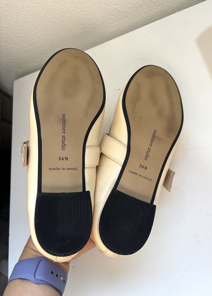 Jelly Eyelet Flat Shoes < S25002 > 젤리 아일렛 플랫 슈즈 4컬러 - 연노랑 235