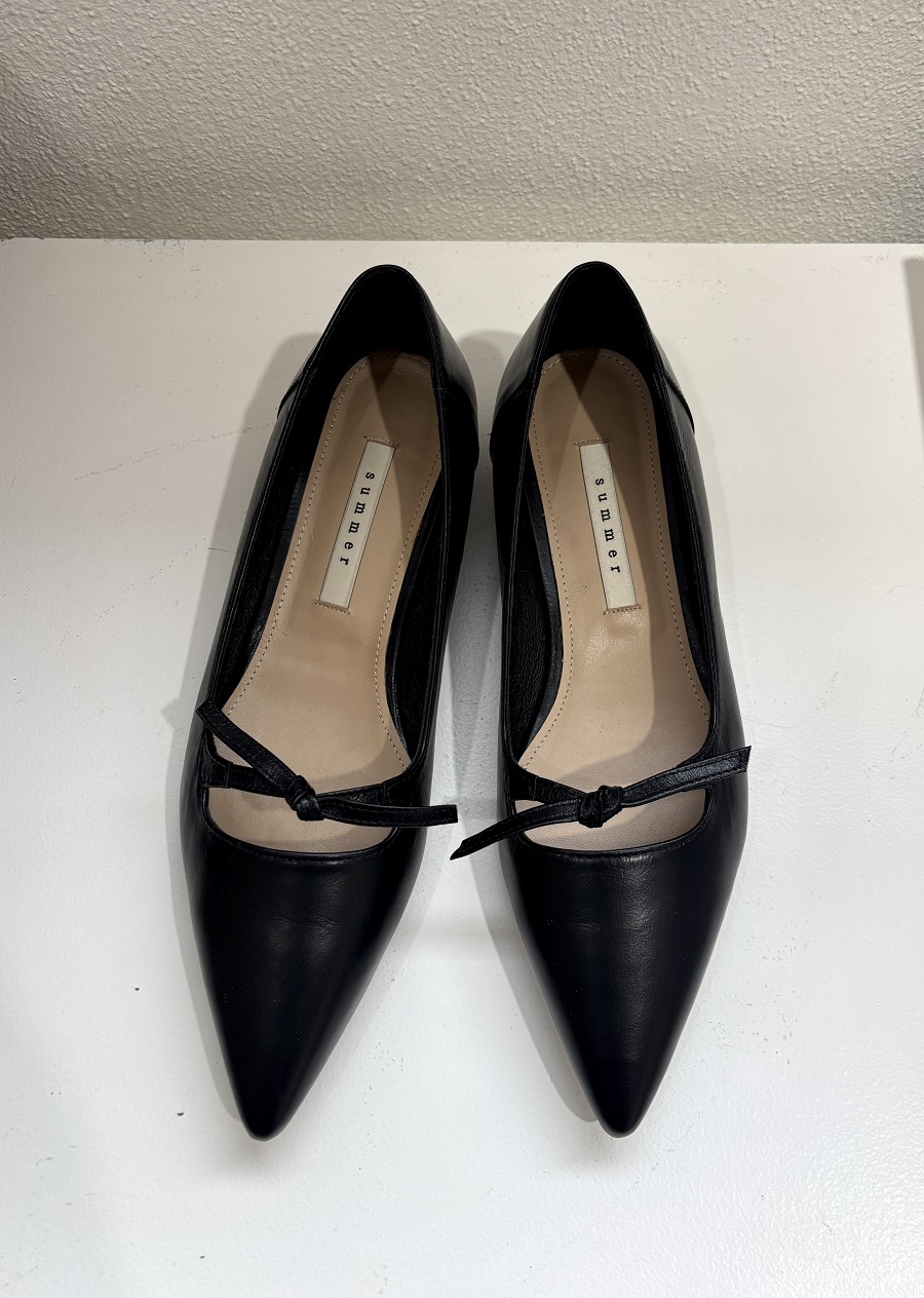 Pepper Flat shoes < S22031 > 페퍼 플랫 / 펌프스 5컬러 1.5cm- 블랙 245