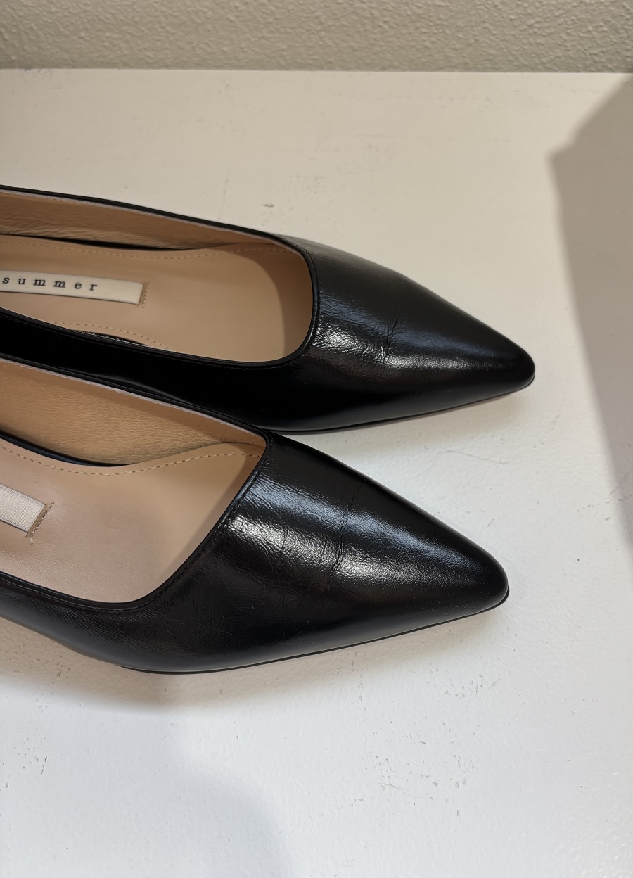 22 Flat - Simple < S22010 > 22 플랫 3컬러 - 심플 1.5cm - 블랙 235, 아이보리 240