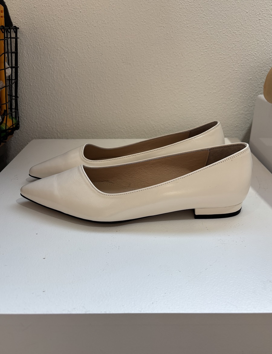 22 Flat - Simple < S22010 > 22 플랫 3컬러 - 심플 1.5cm - 블랙 235, 아이보리 240