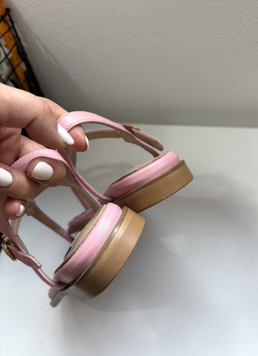 Brie flip-flop Flat Sandal < S25005 > 브리 플립플랍 플랫 샌들 4컬러 1cm- 블랙 240, 핑크 240
