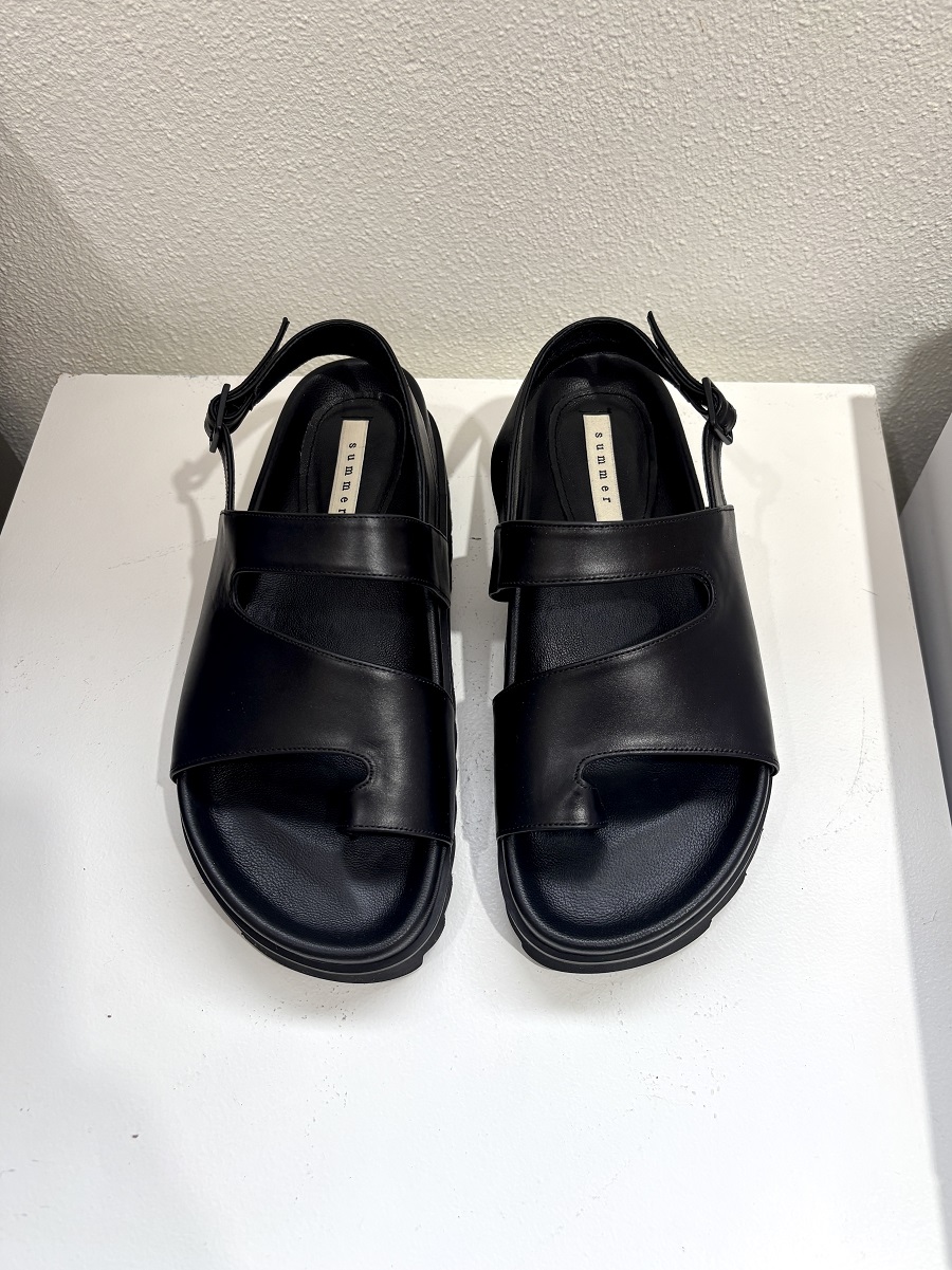 Olive Cushion Mold Sandal <S25008> 올리브 쿠션 몰드 샌들 2컬러 4.5 cm -블랙 240