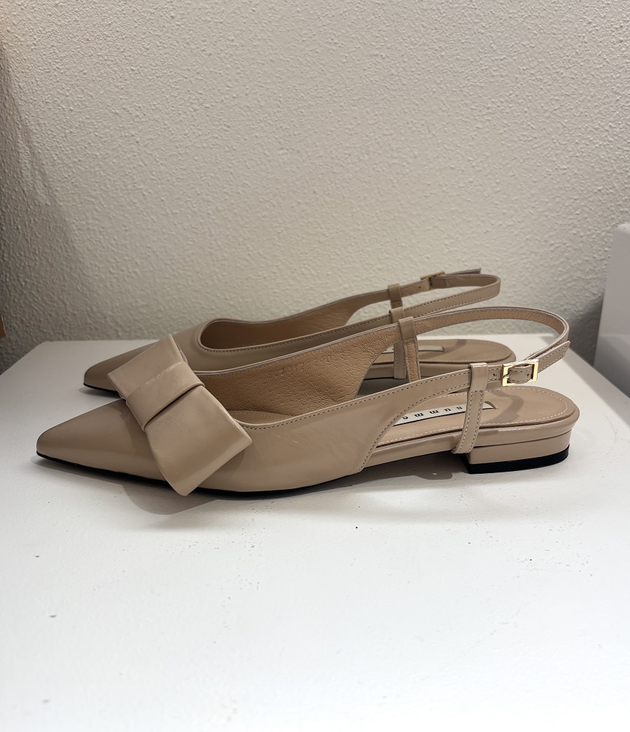 2225 Ribbon Slingback < S25001> 2225 리본 슬링백 2컬러 1.5cm - 스킨베이지 1리본 240