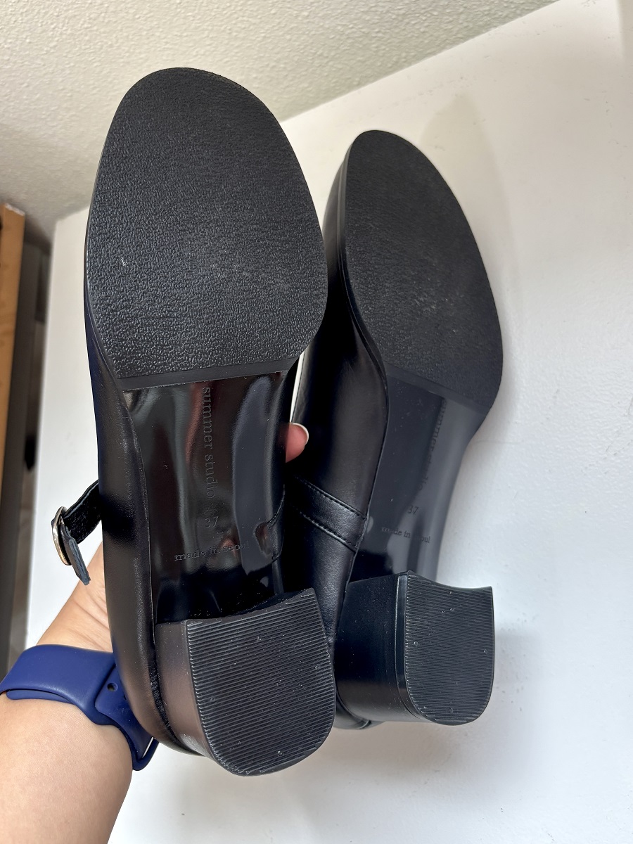 Mignon mary jane pumps < S25022 > 미뇽 메리 제인 펌프스 1컬러 4cm - 블랙 240