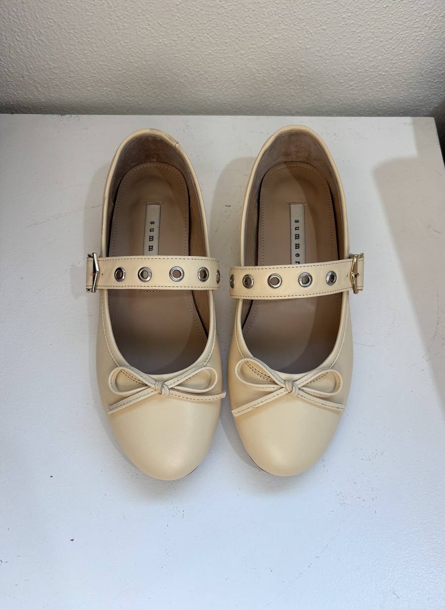 Jelly Eyelet Flat Shoes < S25002 > 젤리 아일렛 플랫 슈즈 4컬러 - 연노랑 235