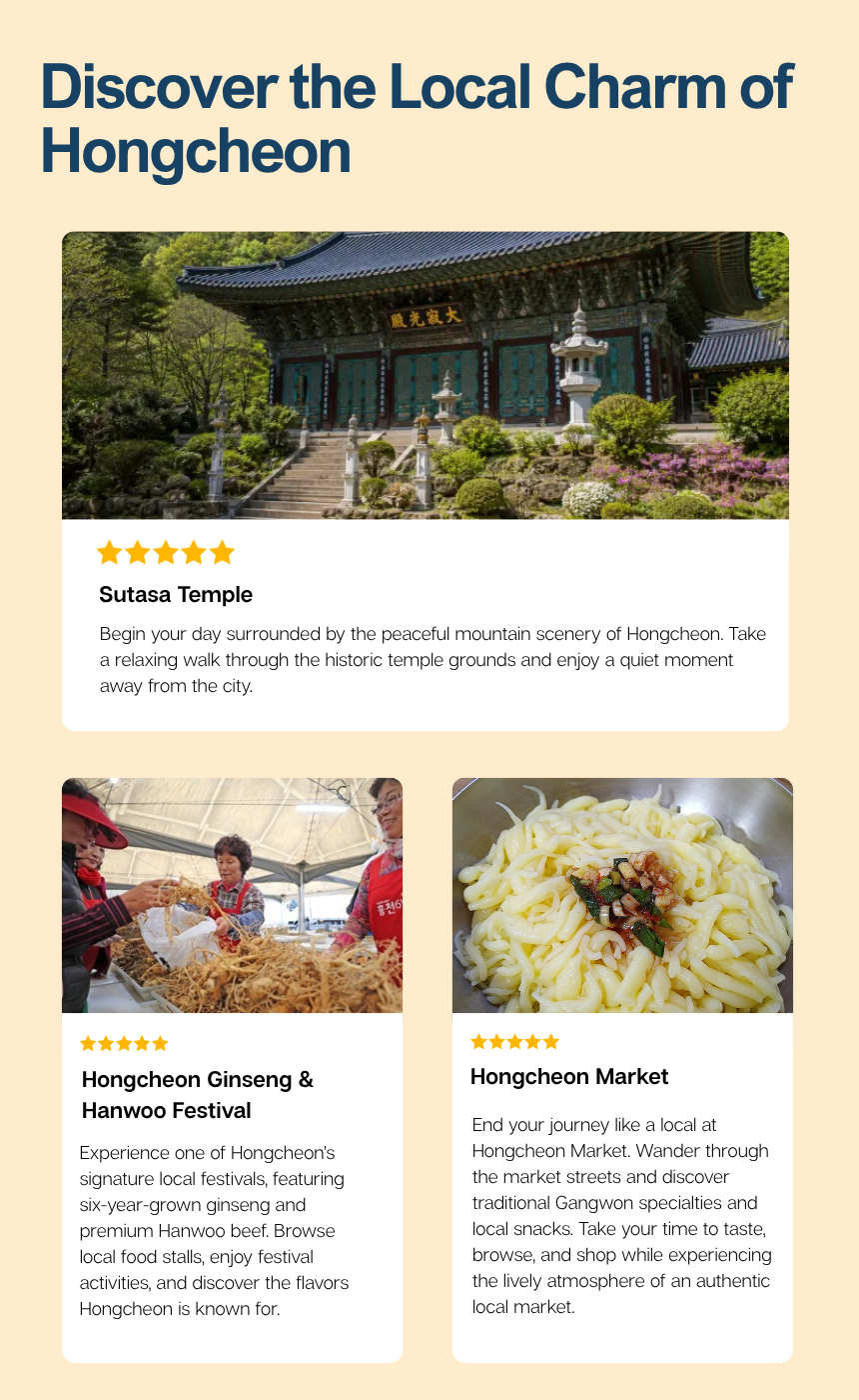 [10/11]Taste of Hongcheon: Hanwoo, Ginseng & Local Market Tour