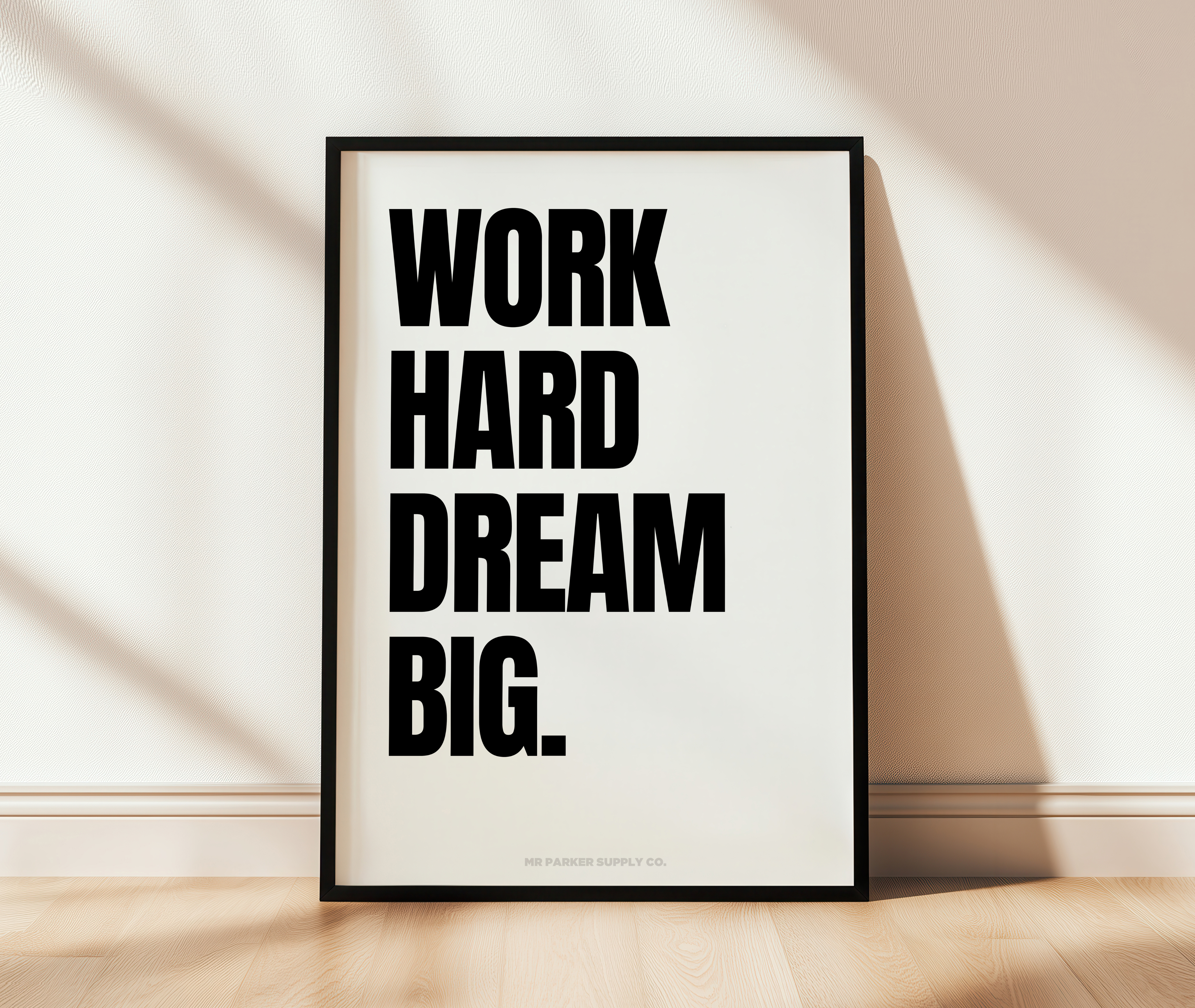 Work Hard Dream Big 포스터