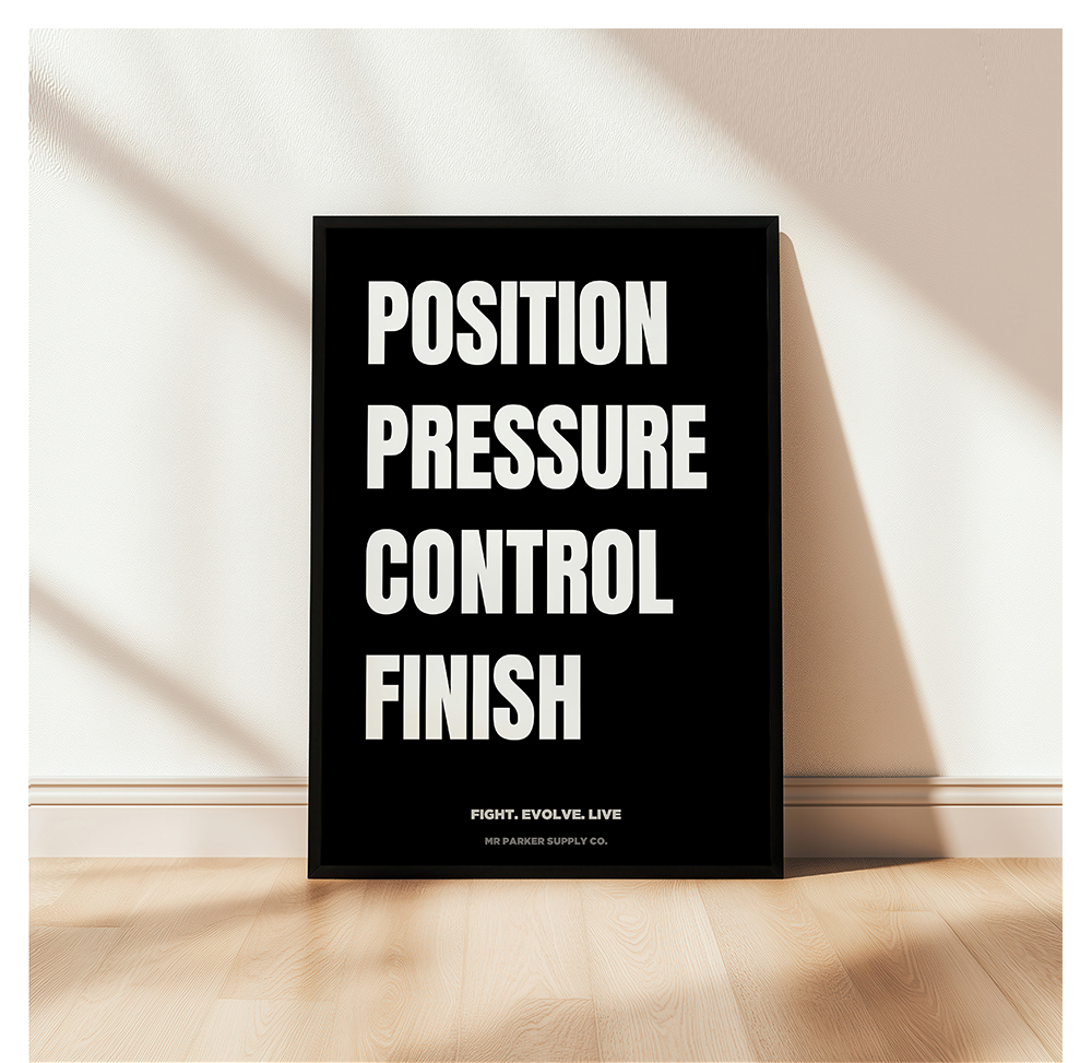 Position Pressure COntrol Finish 포스터