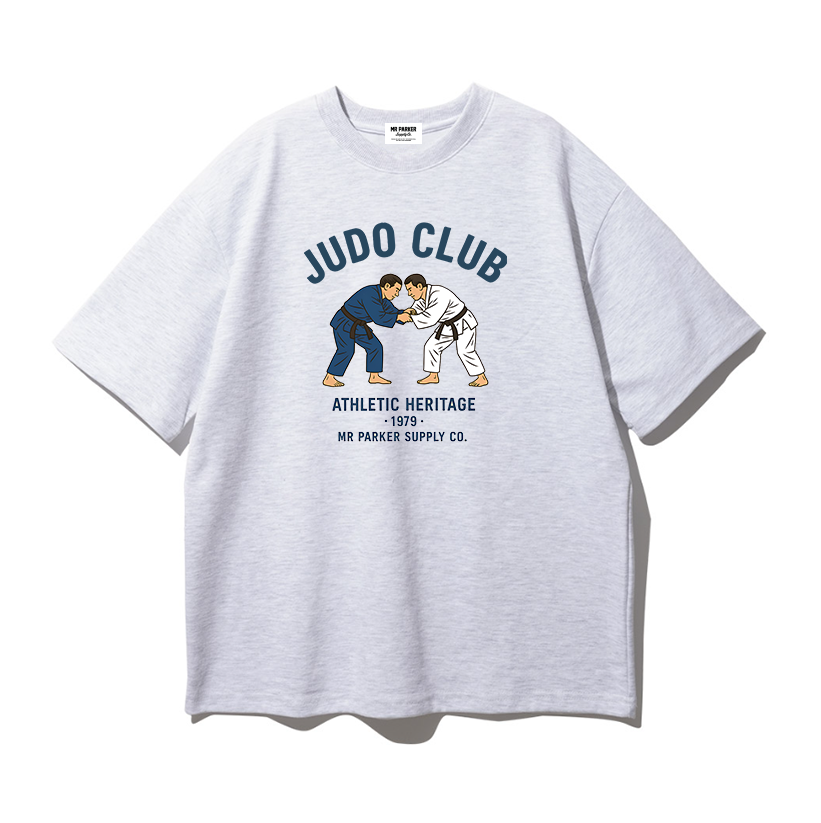 JUDO CLUB 유도 티셔츠 (화이트 오트밀)