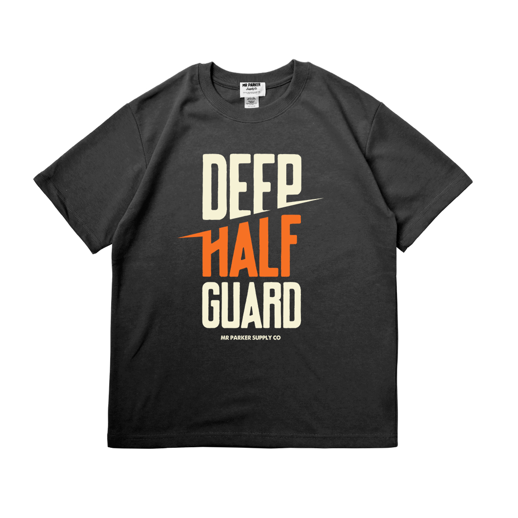 DEEP HALF GUARD 예수상 레귤러 티셔츠 (다크 그레이)