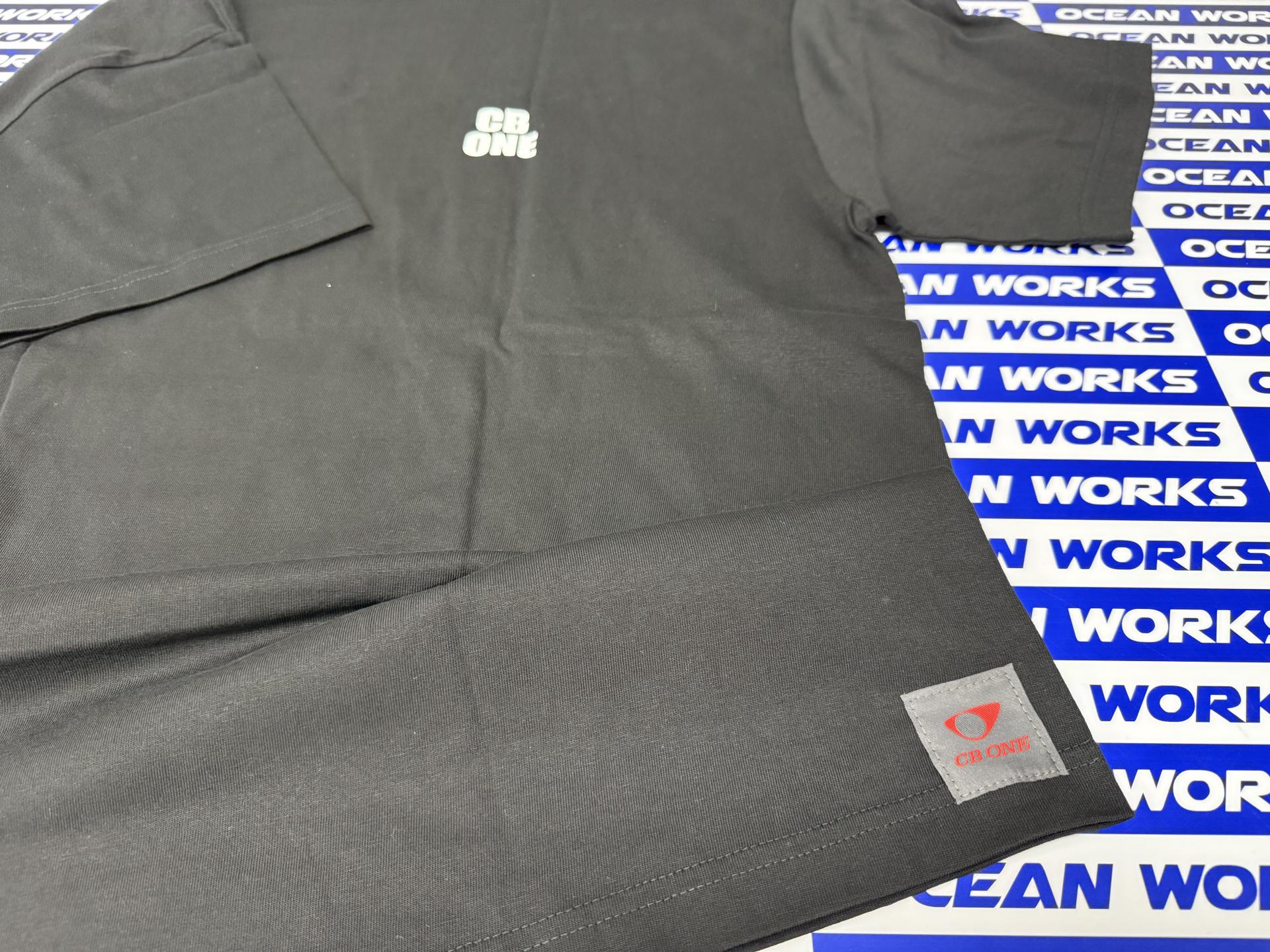 [NAVY APPAREL X CB ONE] 바쥬 로고 반소매 면 셔츠 (블랙)